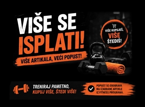 Fitness akcija! Više se isplati!