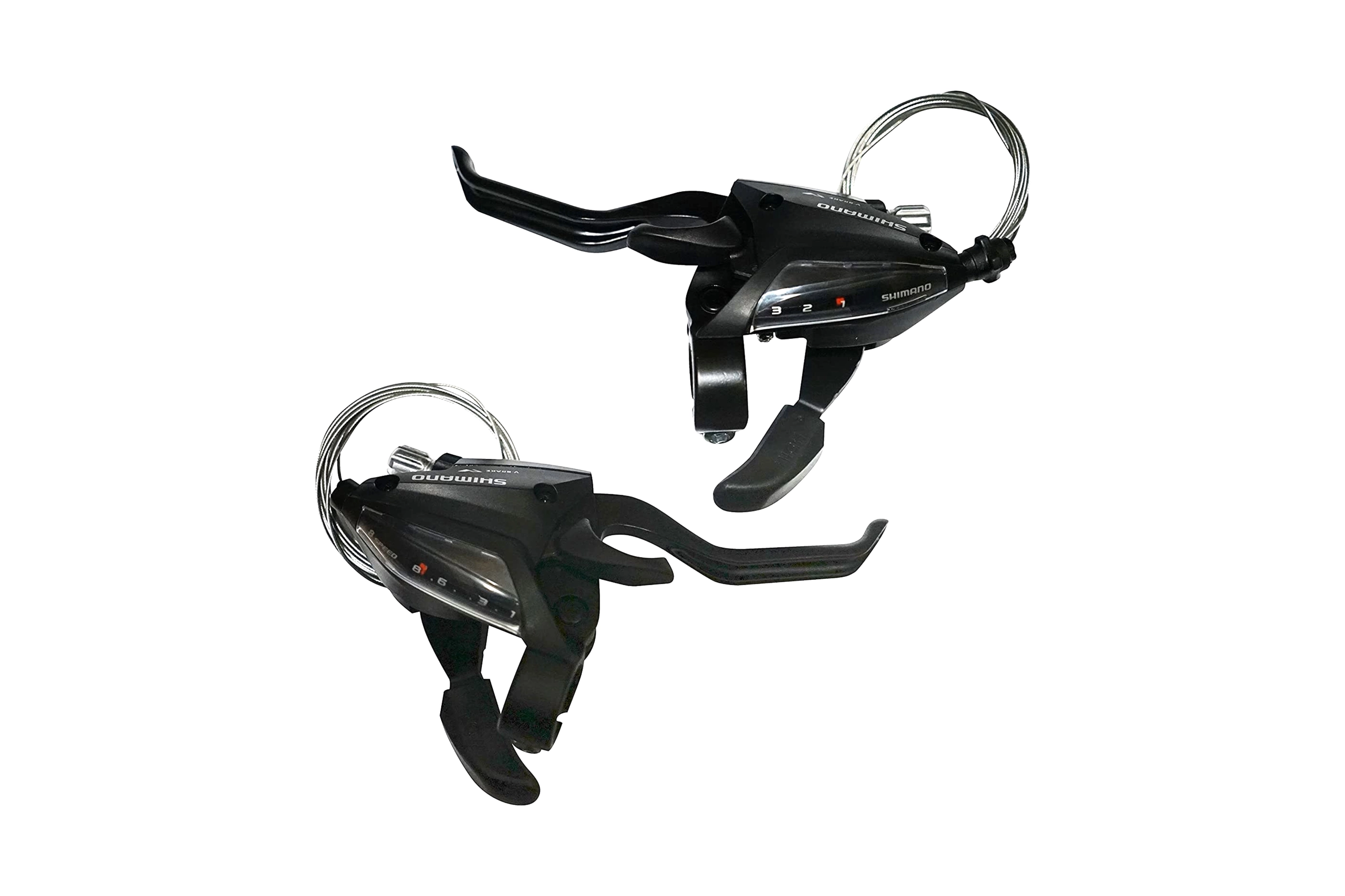 SHIMANO-RUČICE MENJAČA/KOČNICE EF50 3/8BRZ CRNE    ST-EF5004