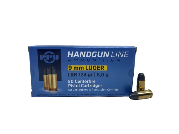 MUNICIJA PIŠTOLJ PPU 9mm LUGER LRN 8g DUGA