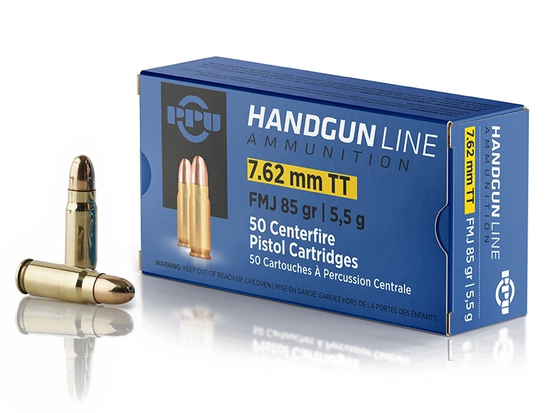 MUNICIJA PIŠTOLJ PPU 7.62mm TT FMJ 5.5g