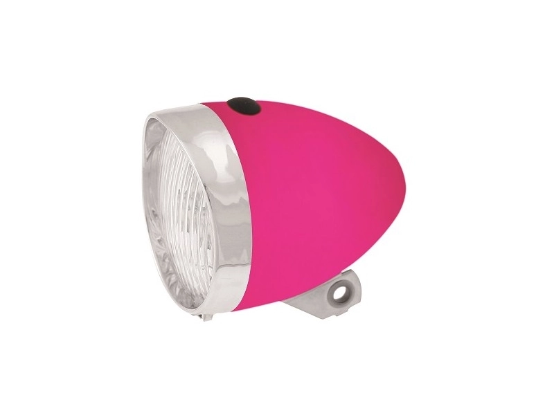 SVETLA-PREDNJA BATERIJSKA LAMPA HW 302 PINK