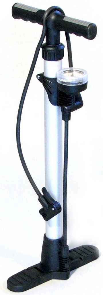 PUMPA-ALU STOJECA+MANOMETAR HW