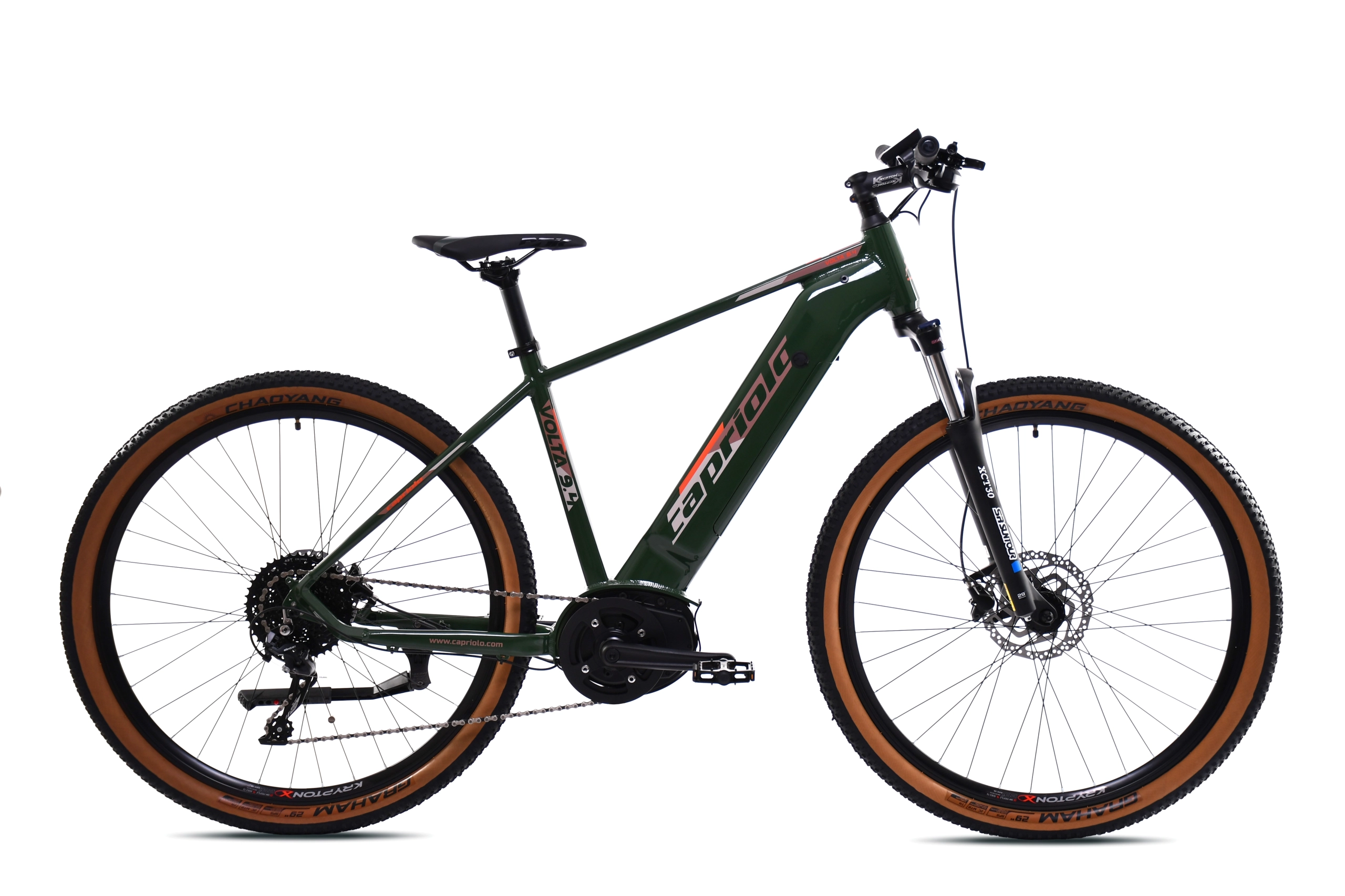 VOLTA 9.4 E-BIKE 29" zele-crve