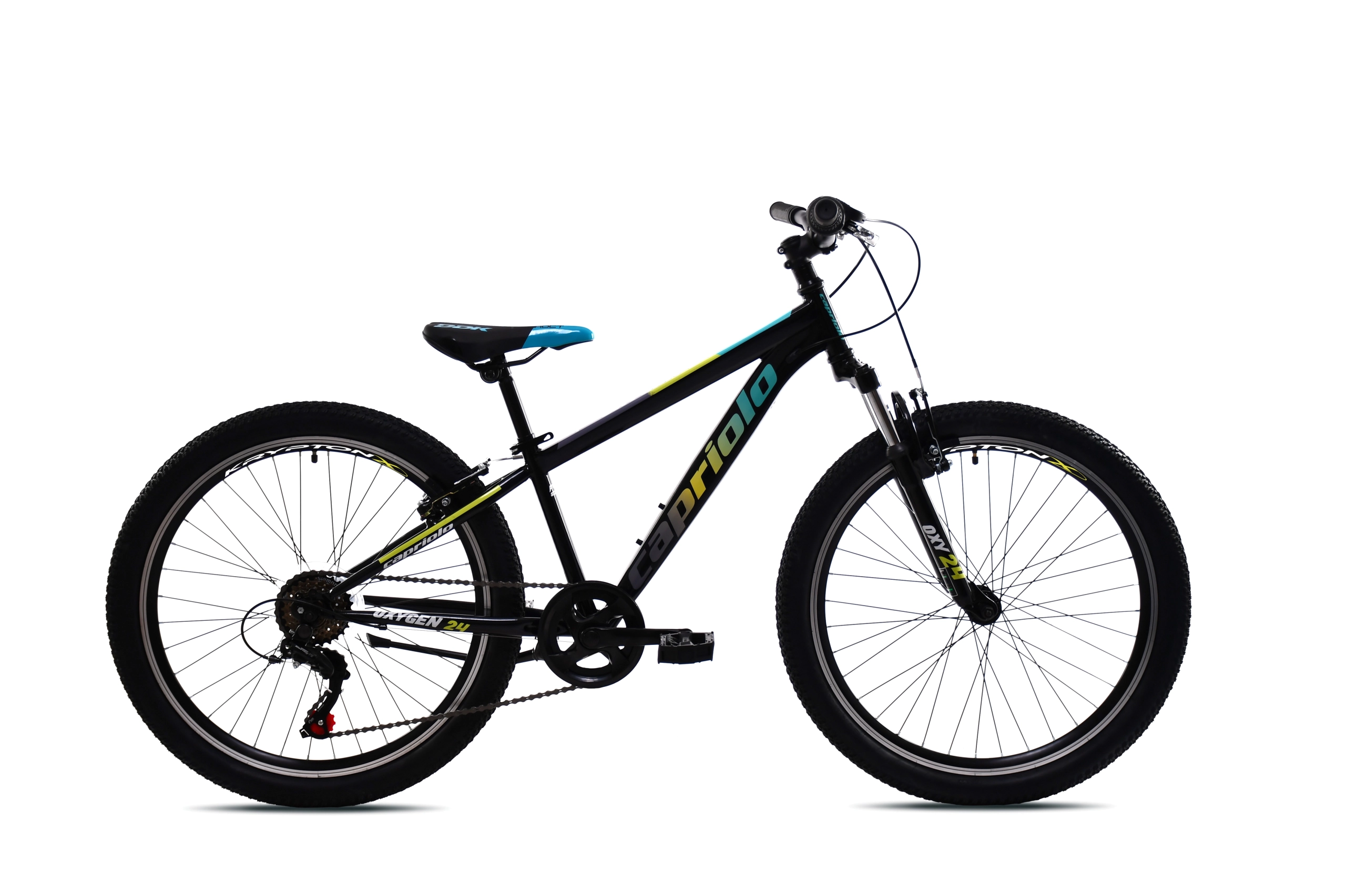 MTB OXYGEN 24"/6V crno-tirkiz