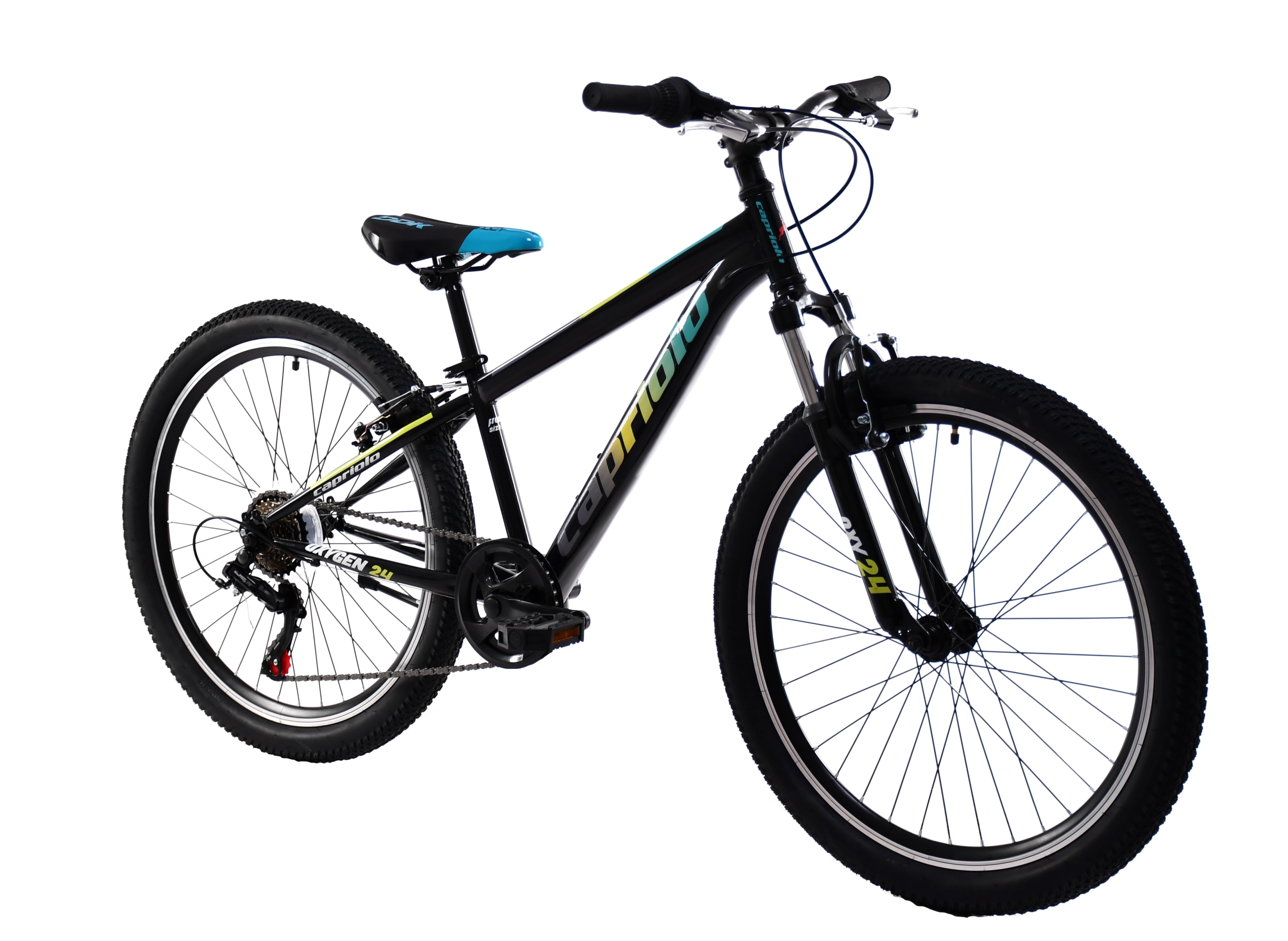 MTB OXYGEN 24"/6V crno-tirkiz
