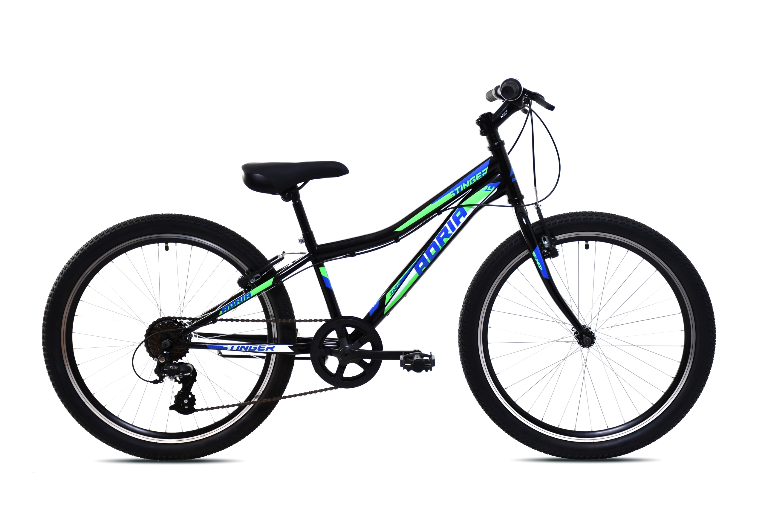 MTB STINGER 24"/7HT crno-zele