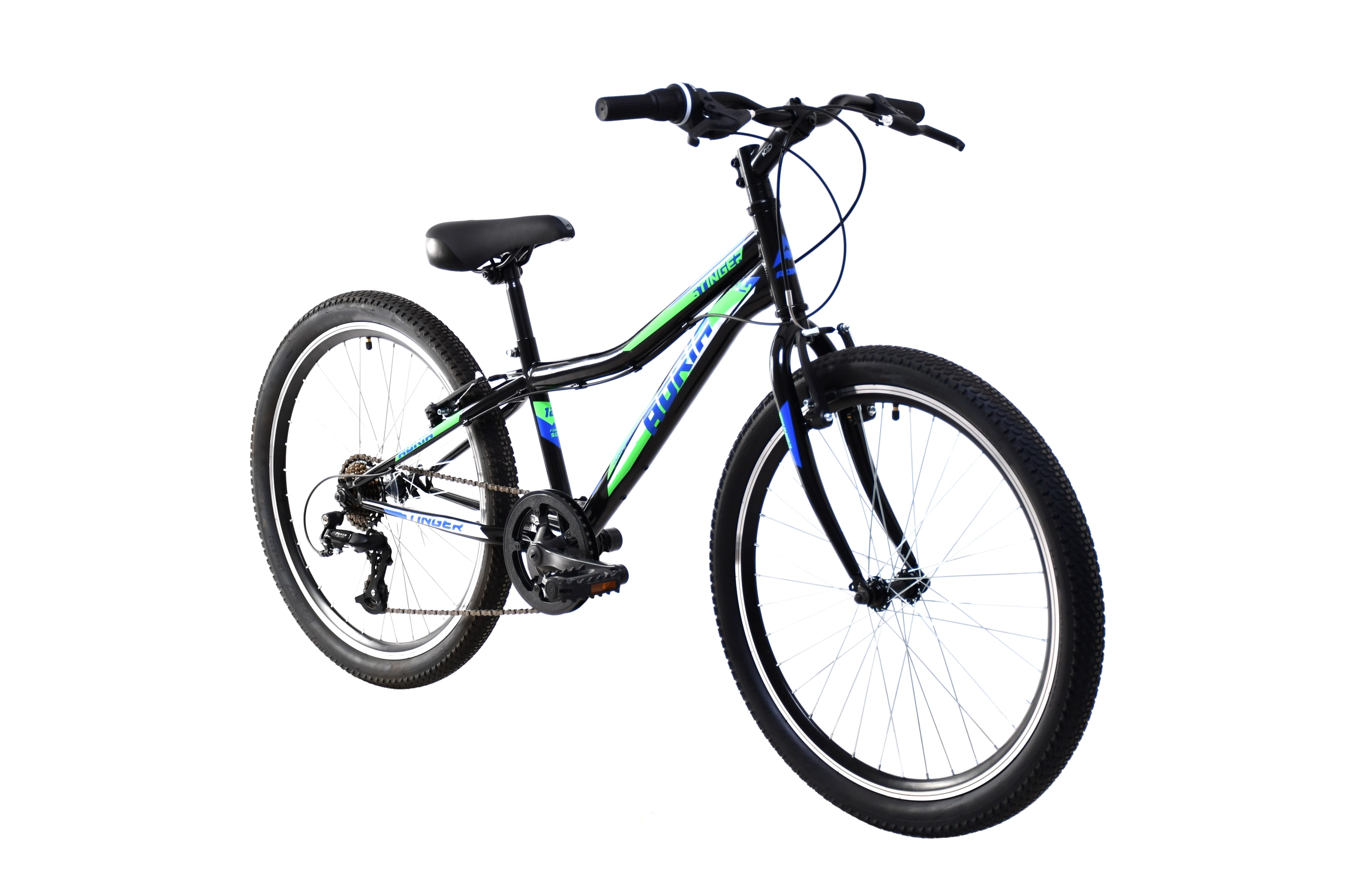 MTB STINGER 24"/7HT crno-zele