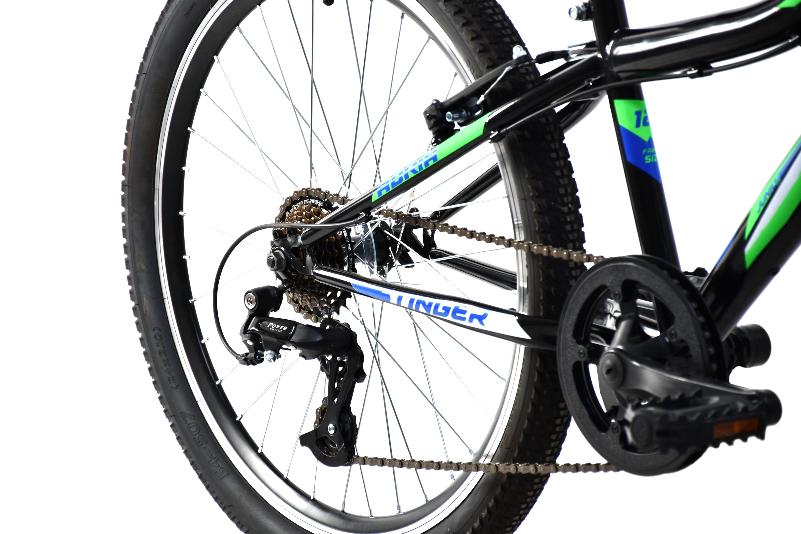 MTB STINGER 24"/7HT crno-zele