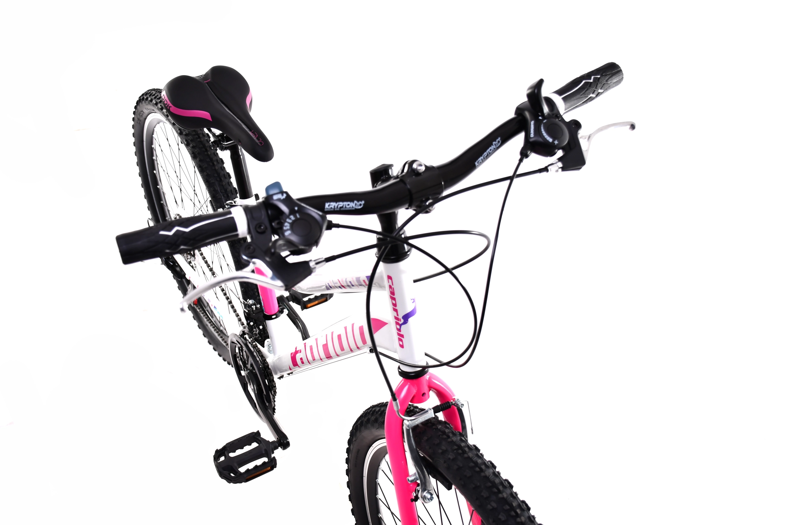 BICIKL CAPRIOLO DIAVOLO 600 26"/18HT belo-pink 14"
