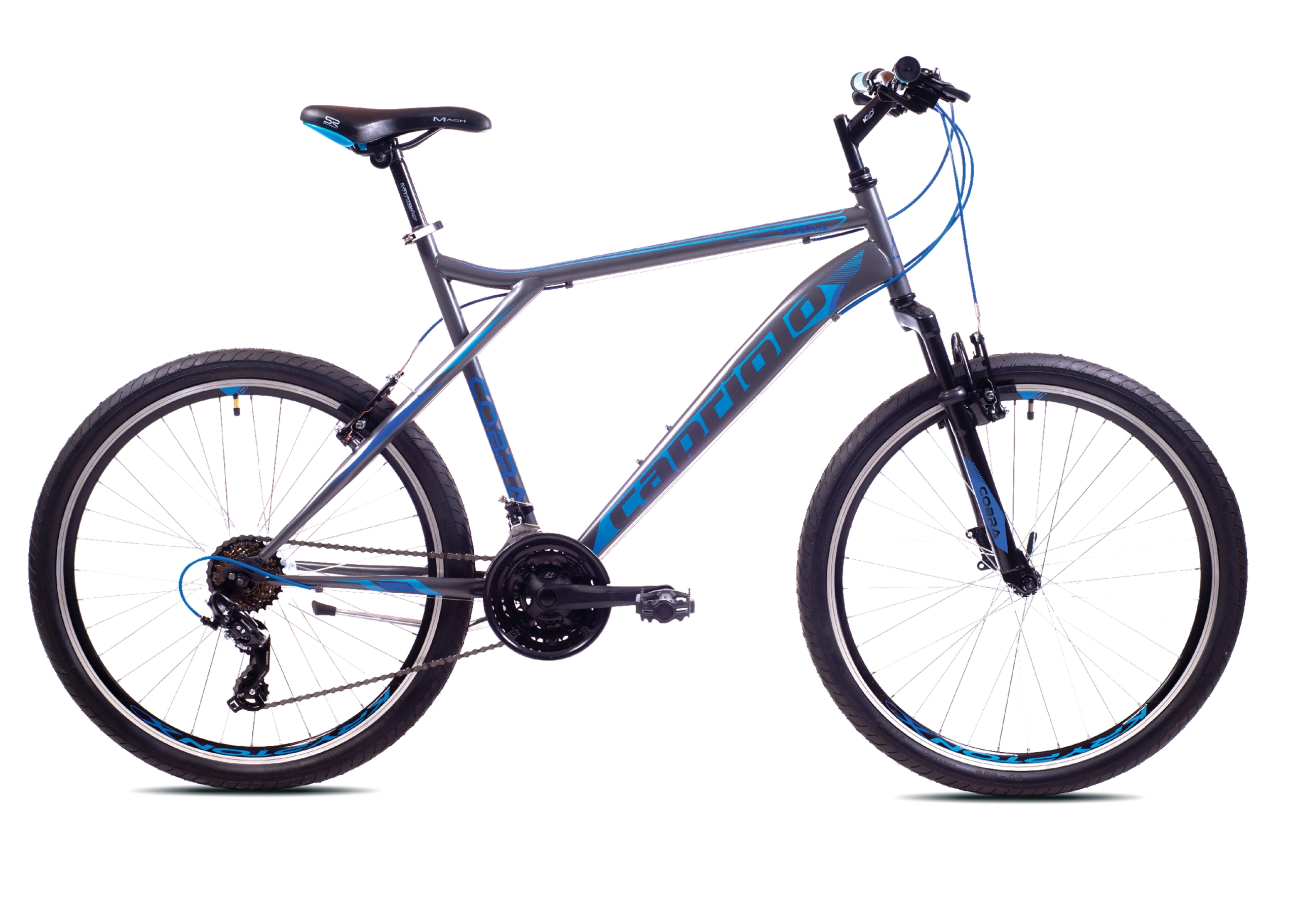 MTB COBRA 2.0 26"/21HT sivo-pl