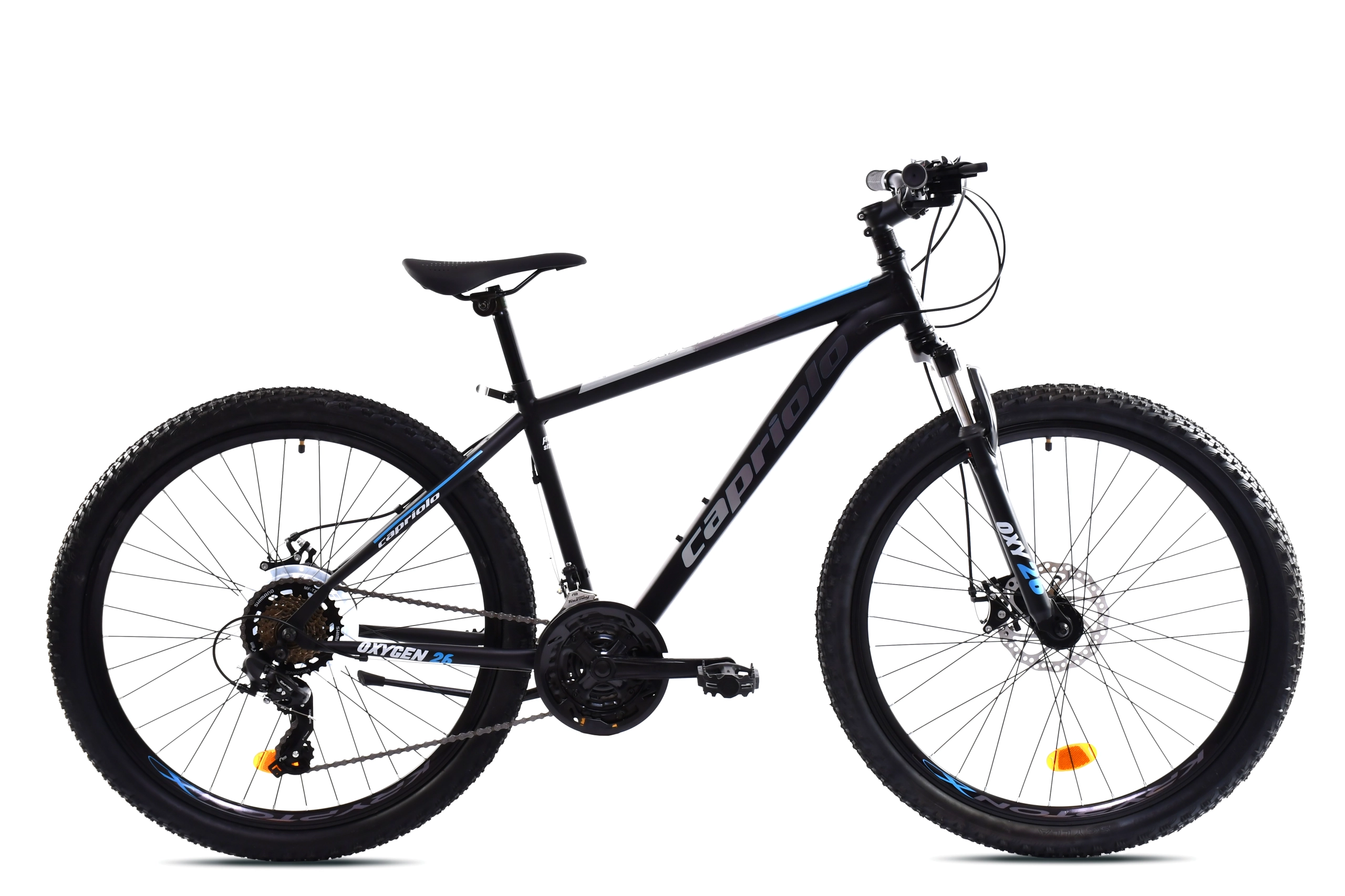 BICIKL CAPRIOLO OXYGEN 26"/21D crno-plavo 16"