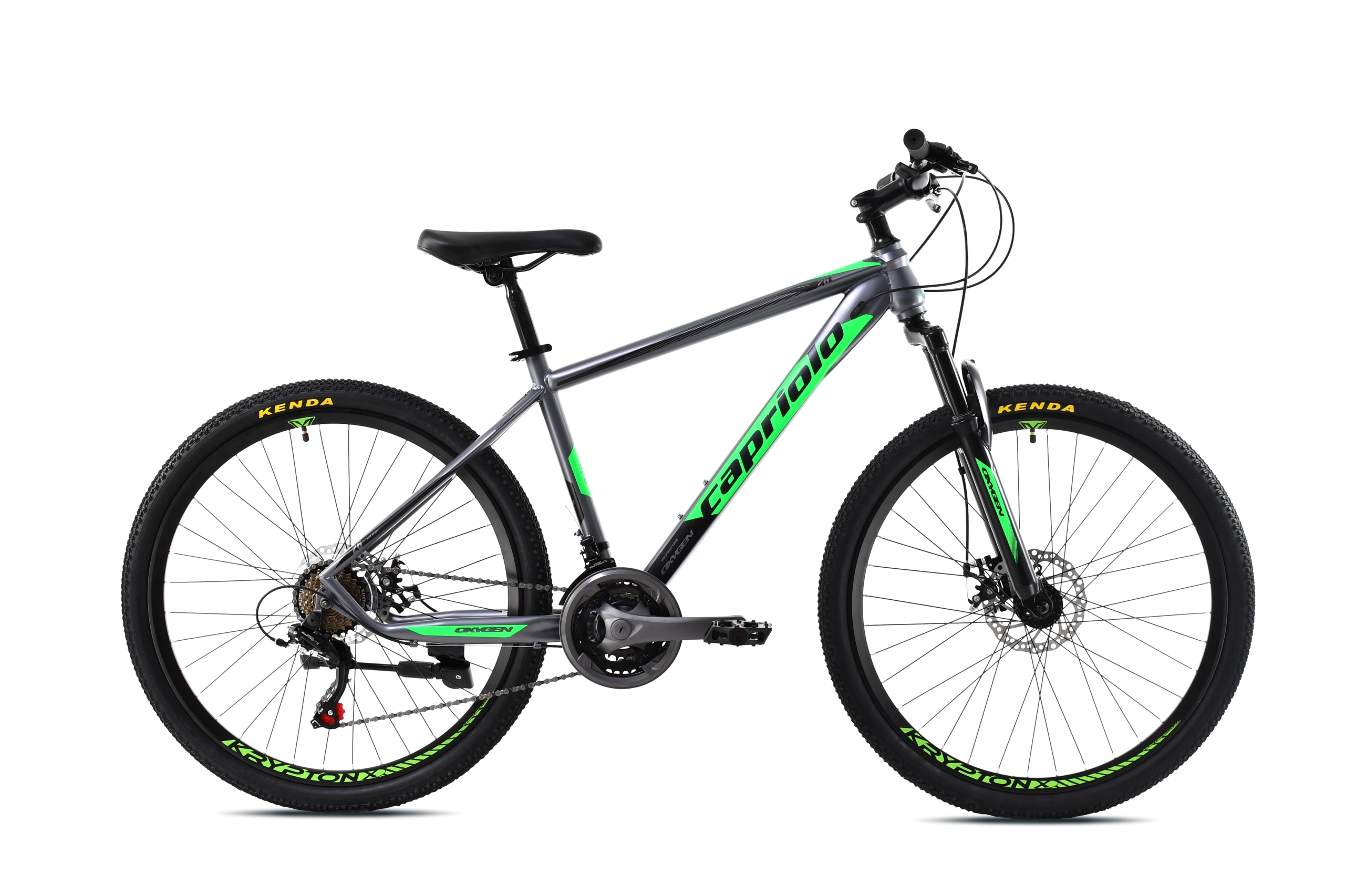 MTB OXYGEN 26"/21HT sivo-n.zel