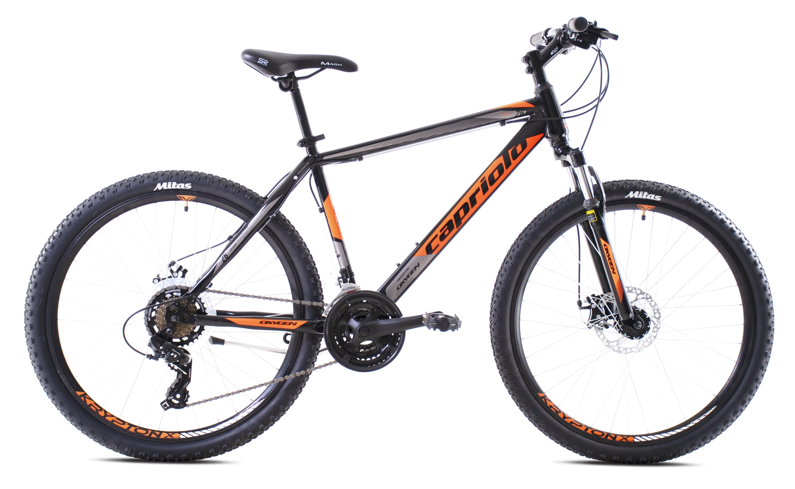 MTB OXYGEN 26"/21HT crno-oranž