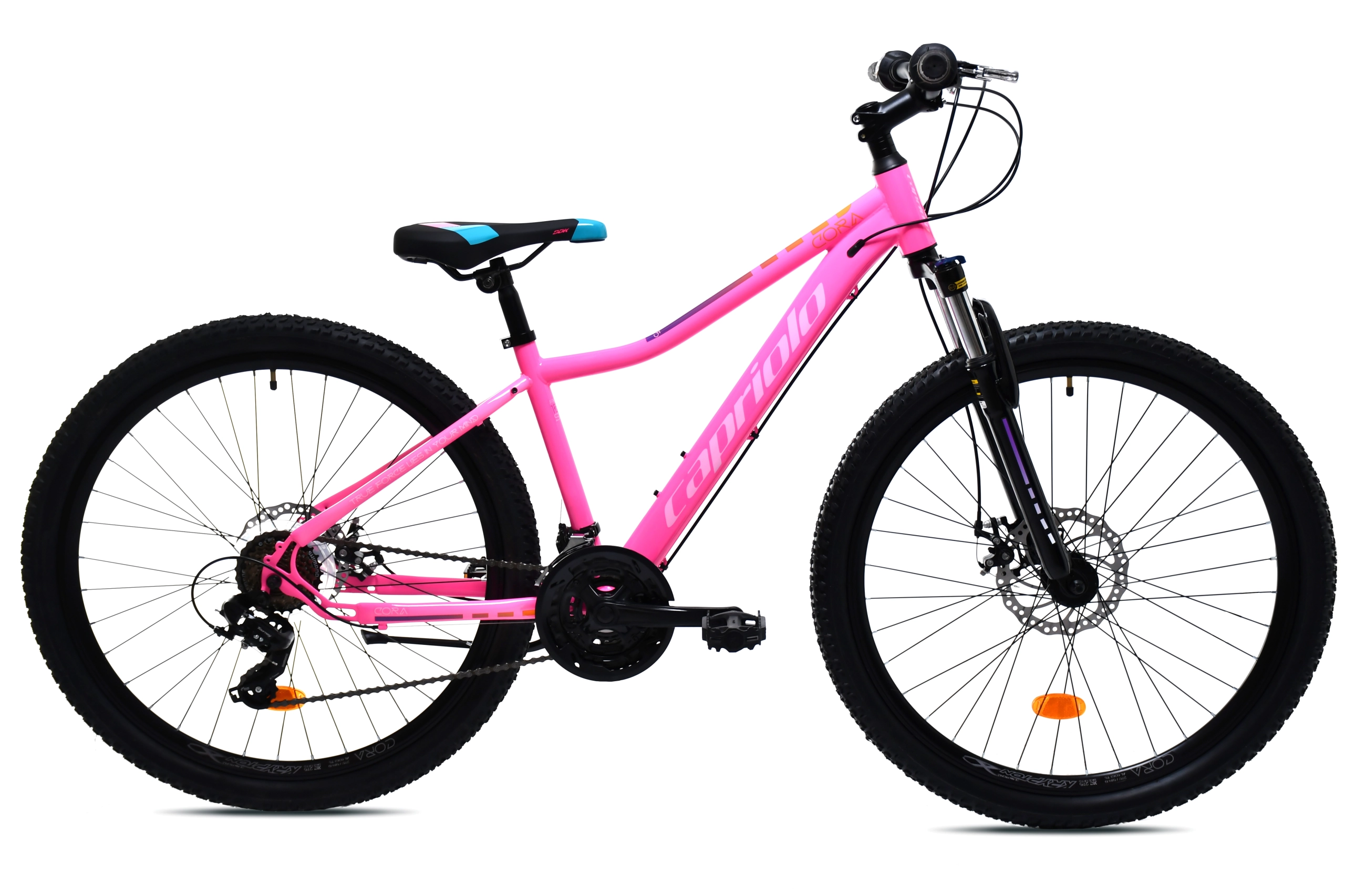 MTB CORA 27.5"/21HT neon pink
