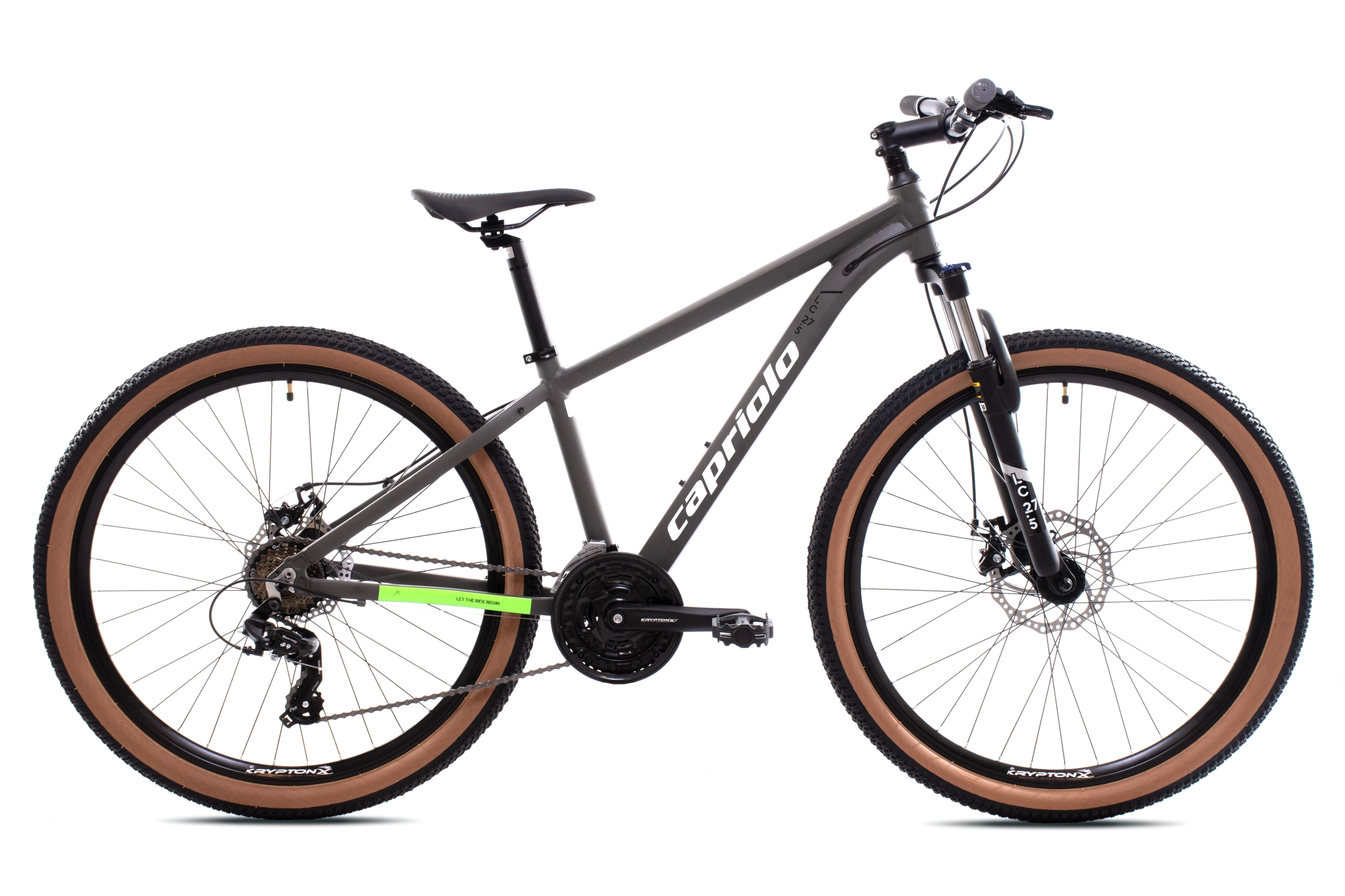 BICIKL CAPRIOLO LC 27-5 27.5"/21AL sivo-zeleno 16"