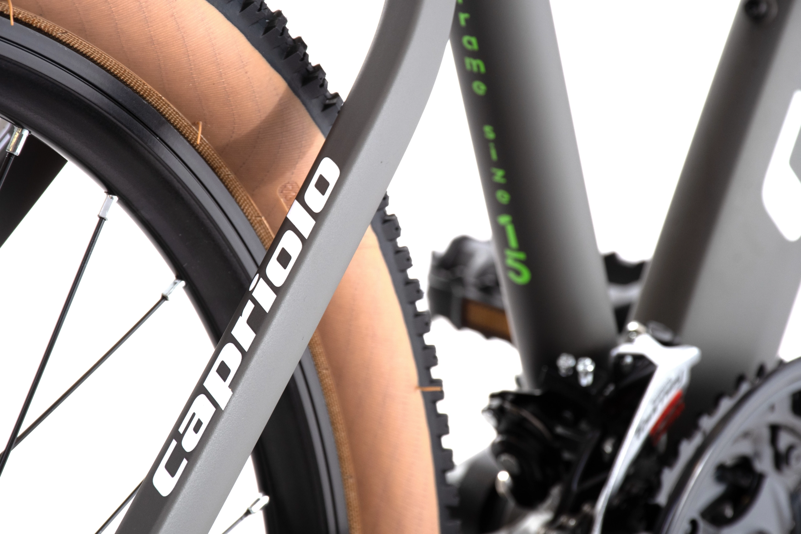BICIKL CAPRIOLO LC 27-5 27.5"/21AL sivo-zeleno 16"