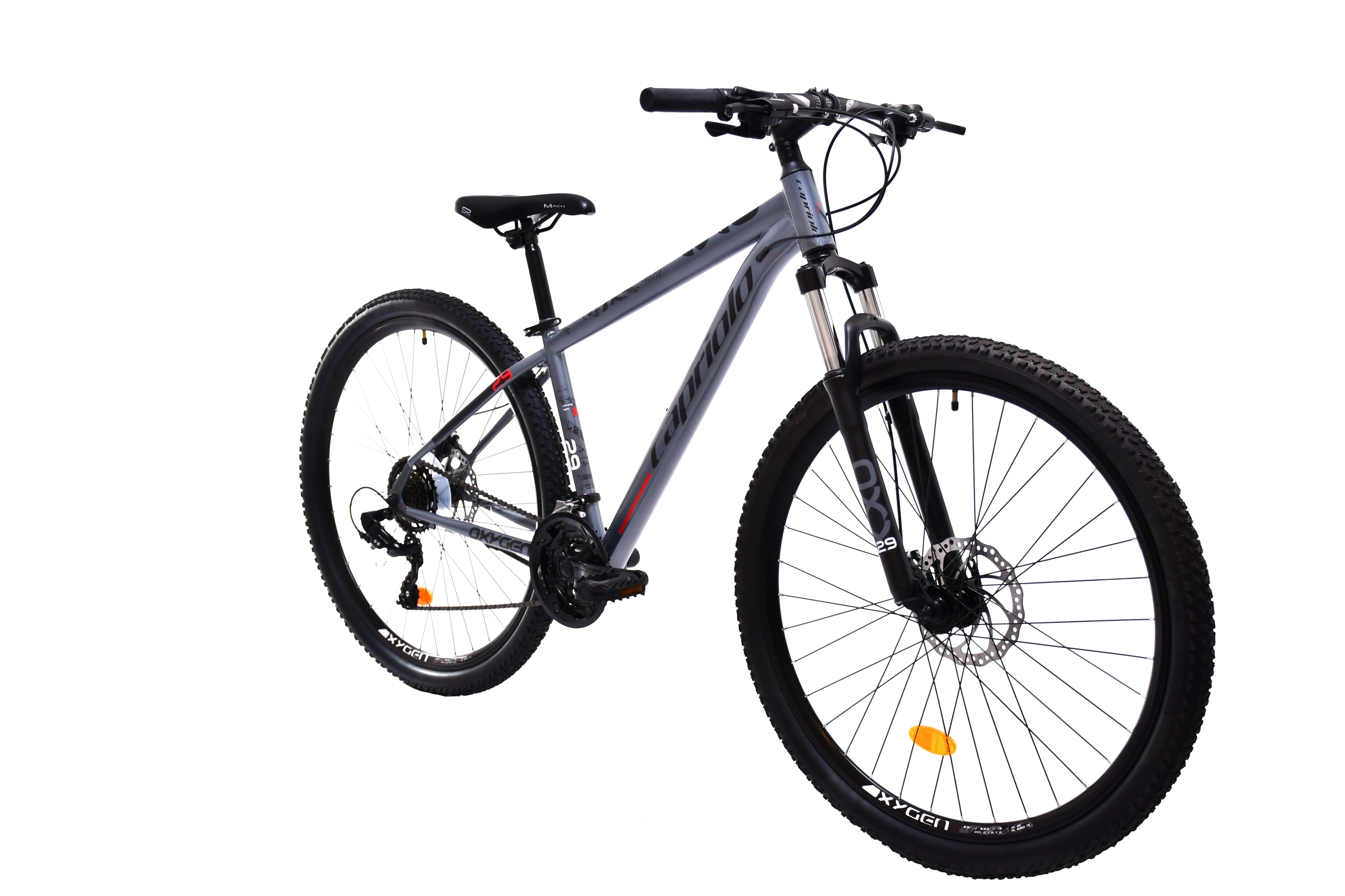 MTB OXYGEN 29"/21HT sivo-crven