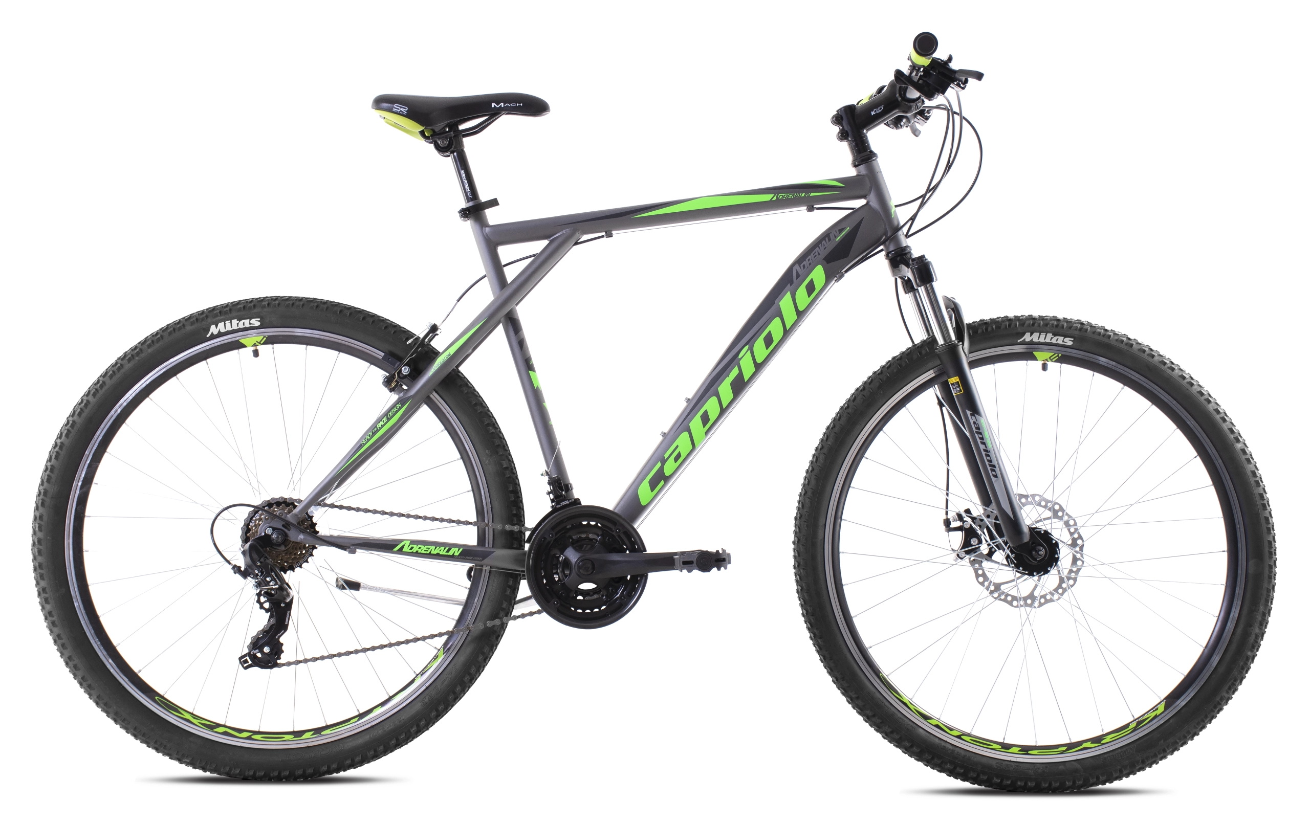 MTB ADRENALIN 29"/21HT siv-zel