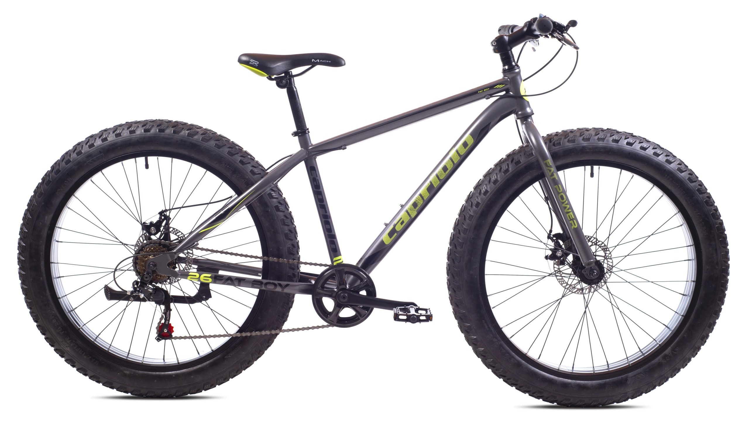 MTB FATBOY 26"/7HT sivo-zuto