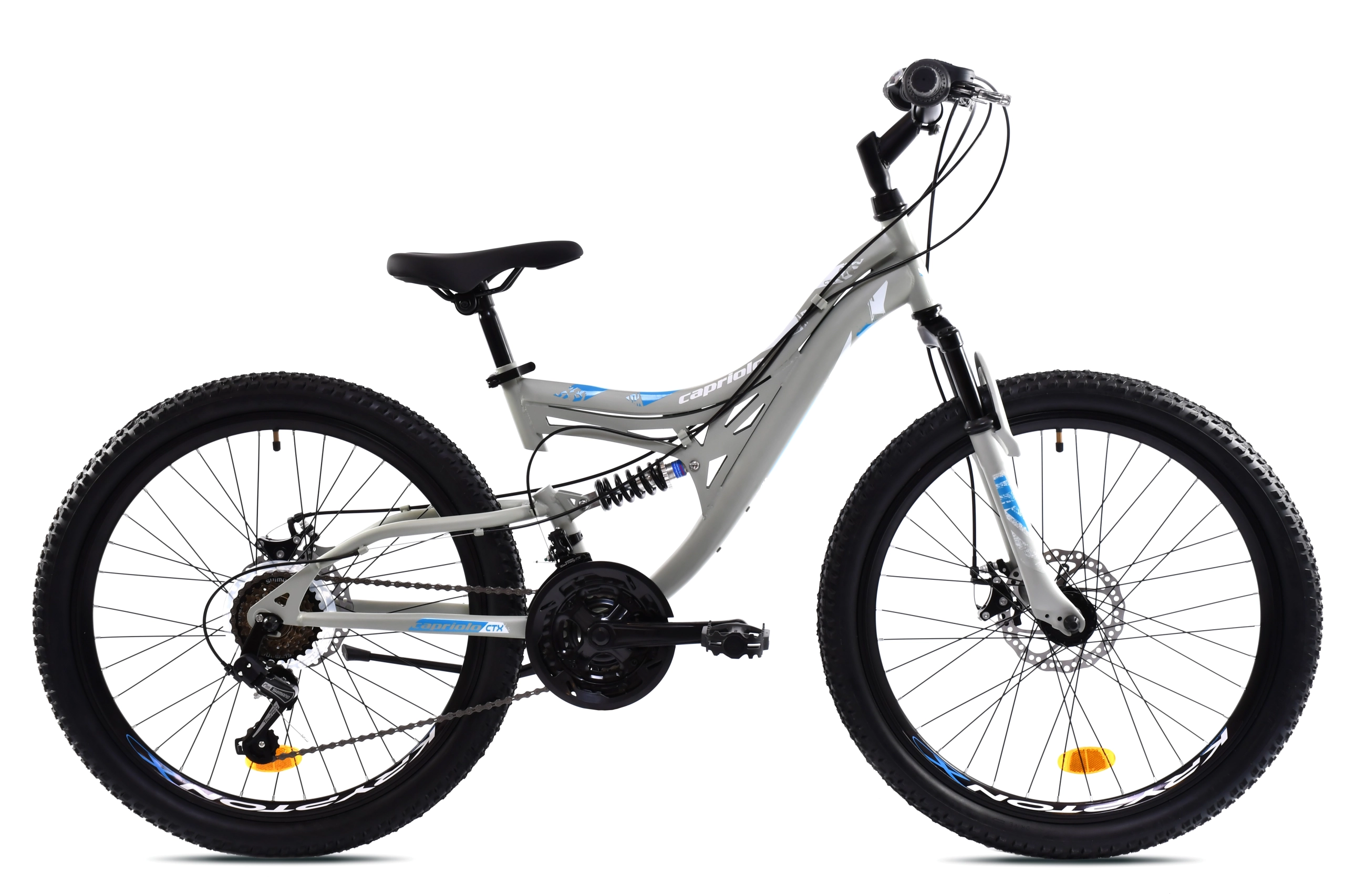BICIKL CAPRIOLO CTX 240 24"/18HT grafit-plavo