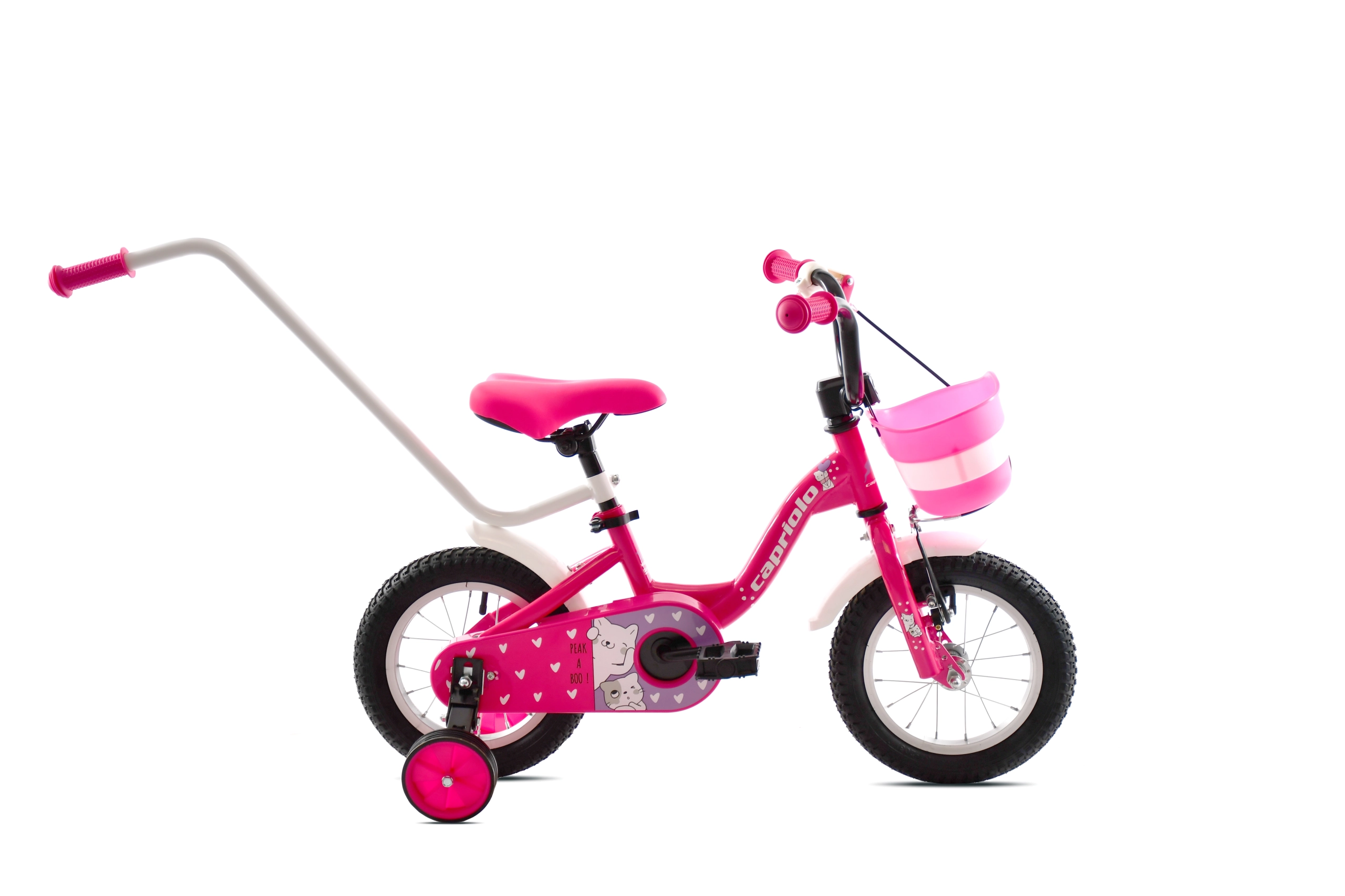 BMX 12"HT VIOLA pink-white