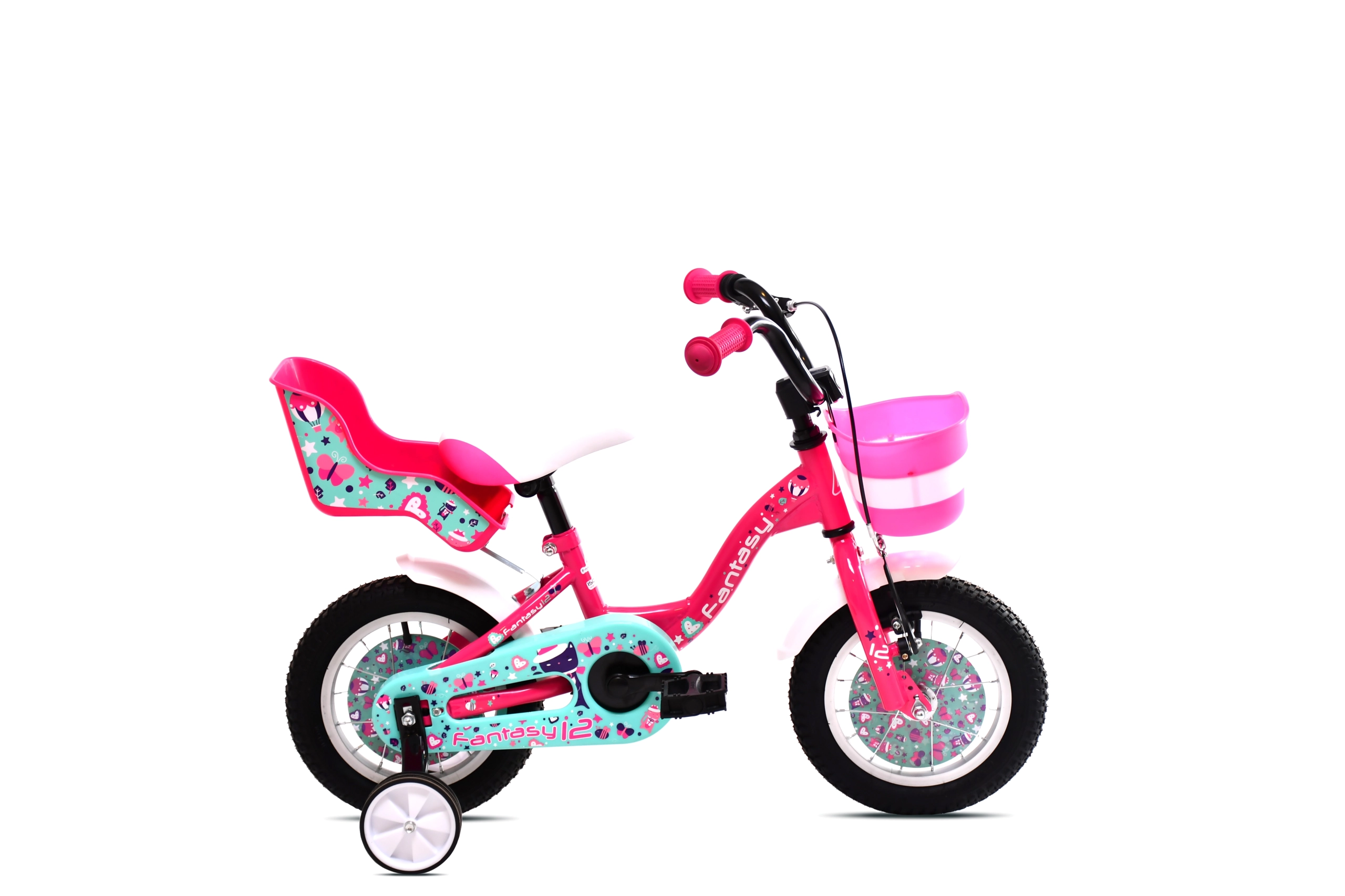 BMX 12"HT FANTASY  pink-turquise