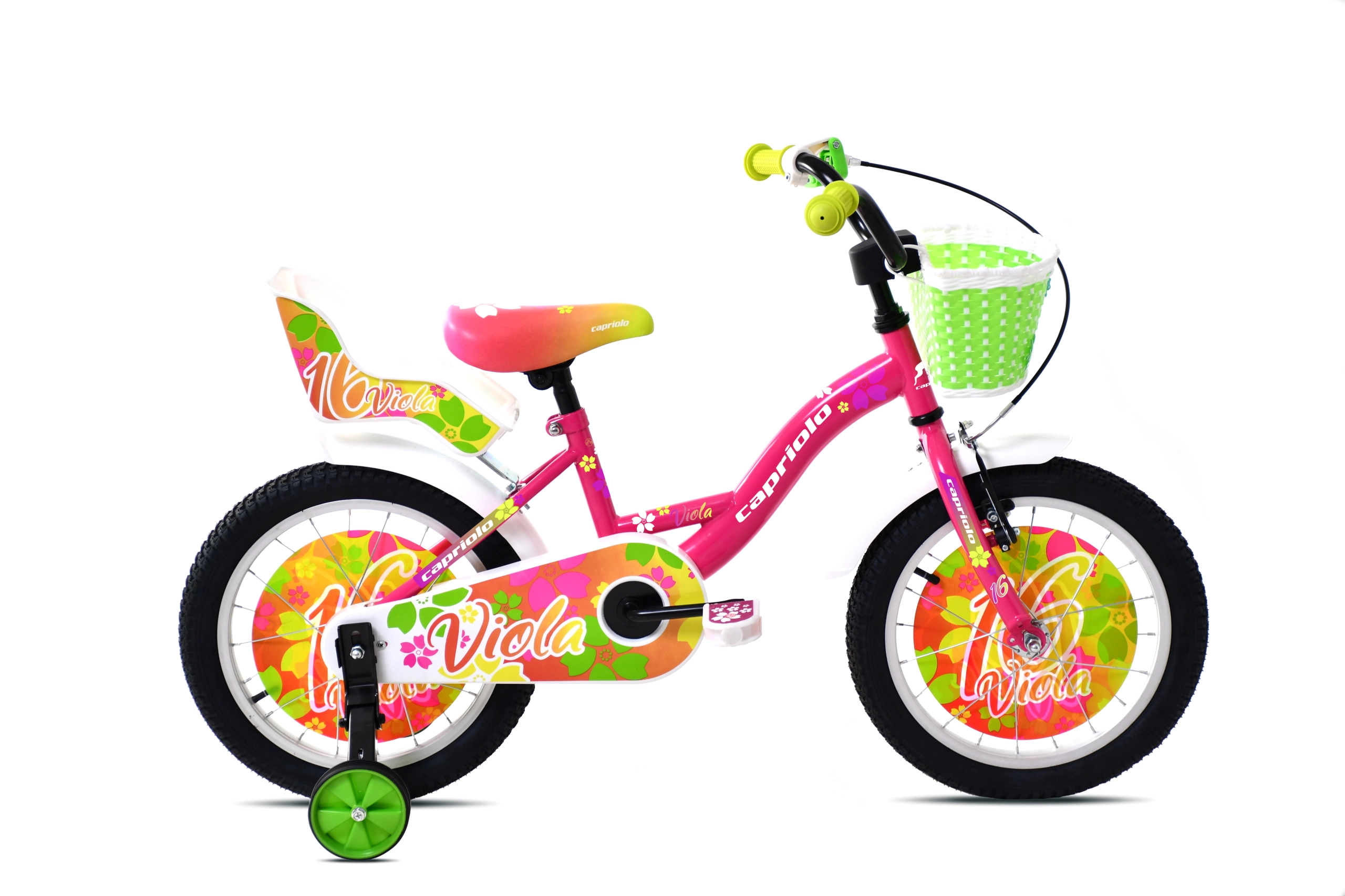 BMX 16"HT VIOLA ljubicast-zele