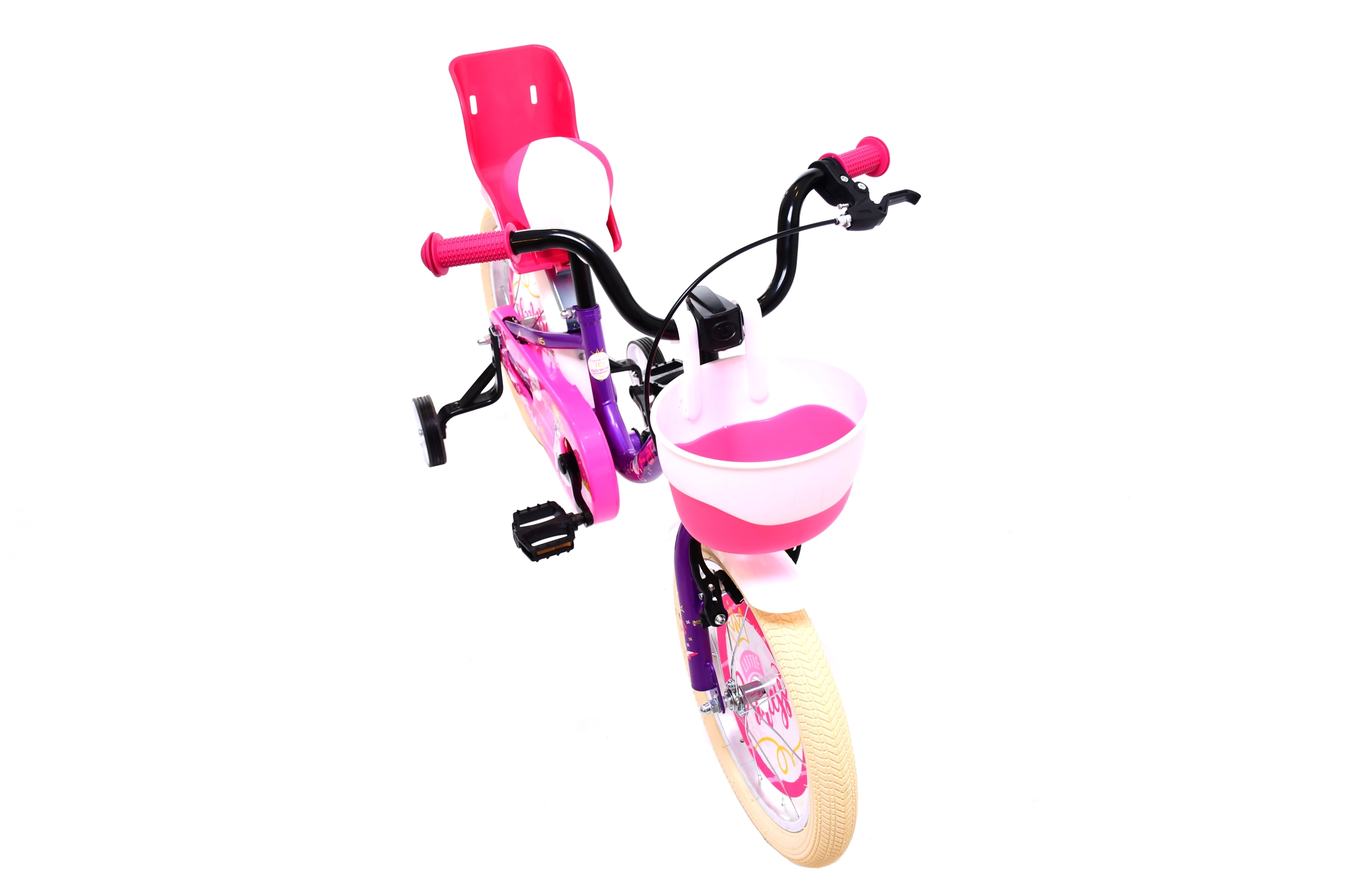 BMX 16"HT FANTASY purple-white