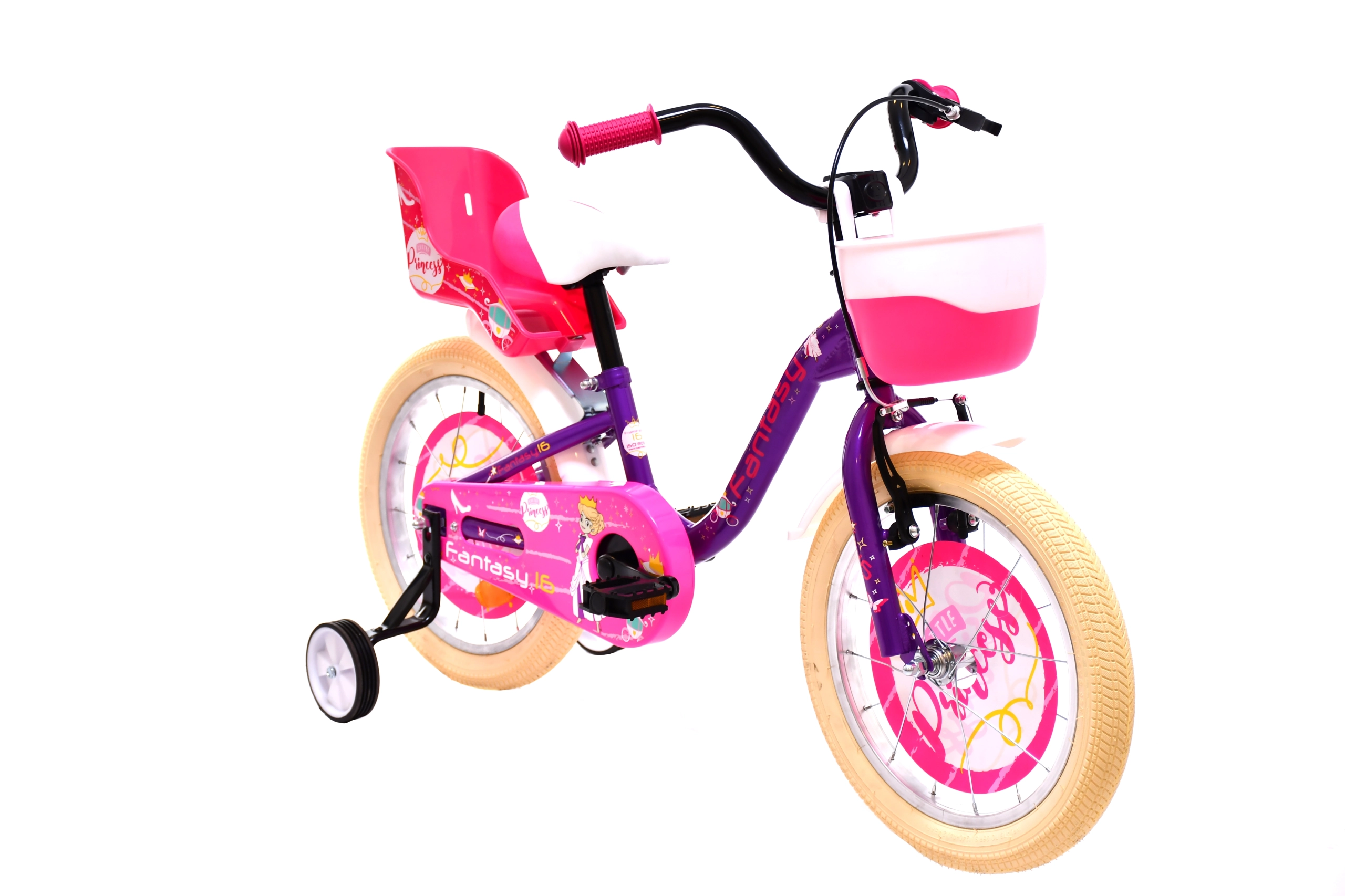 BMX 16"HT FANTASY purple-white