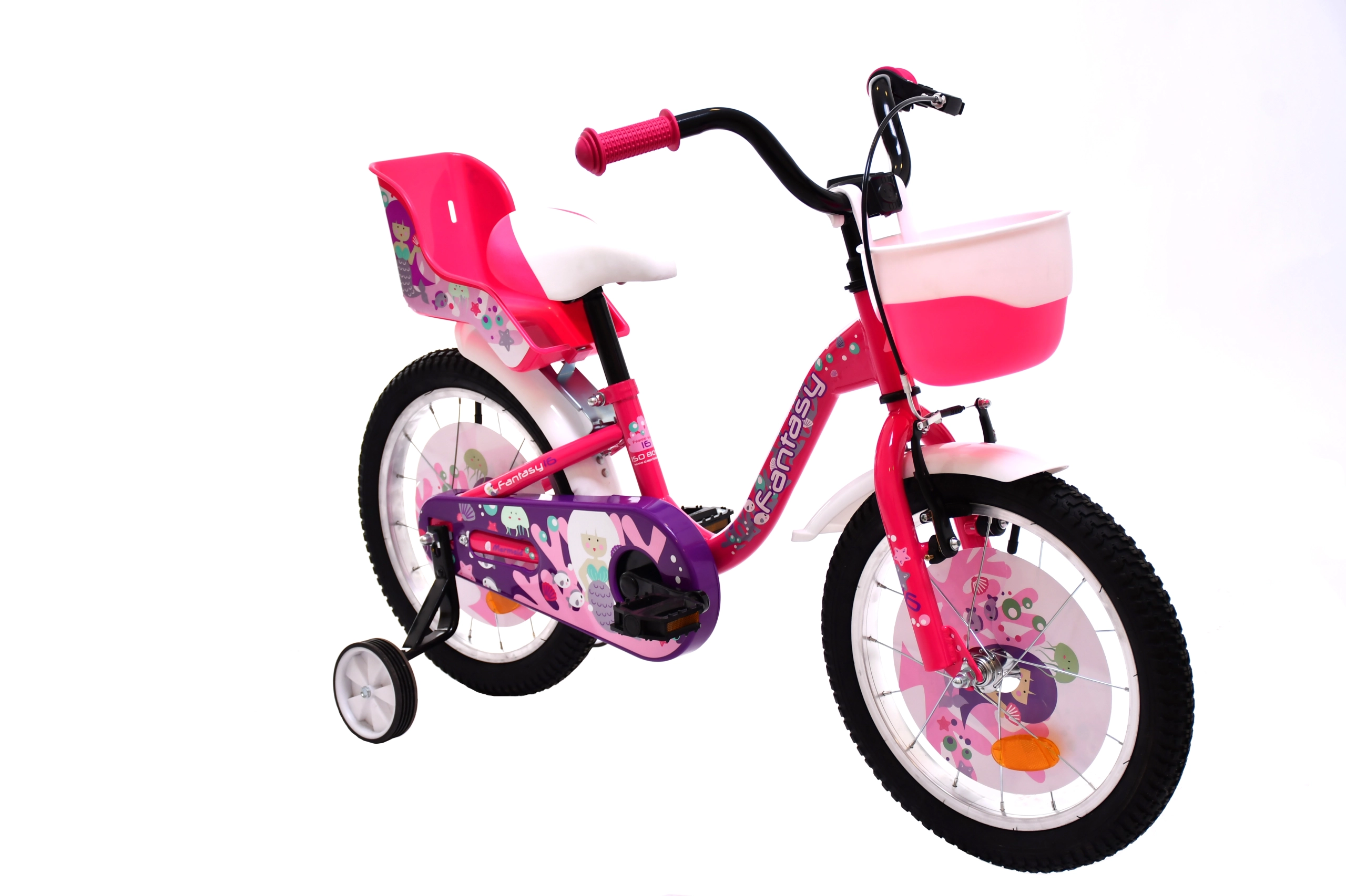 BMX 16"HT FANTASY pink-white