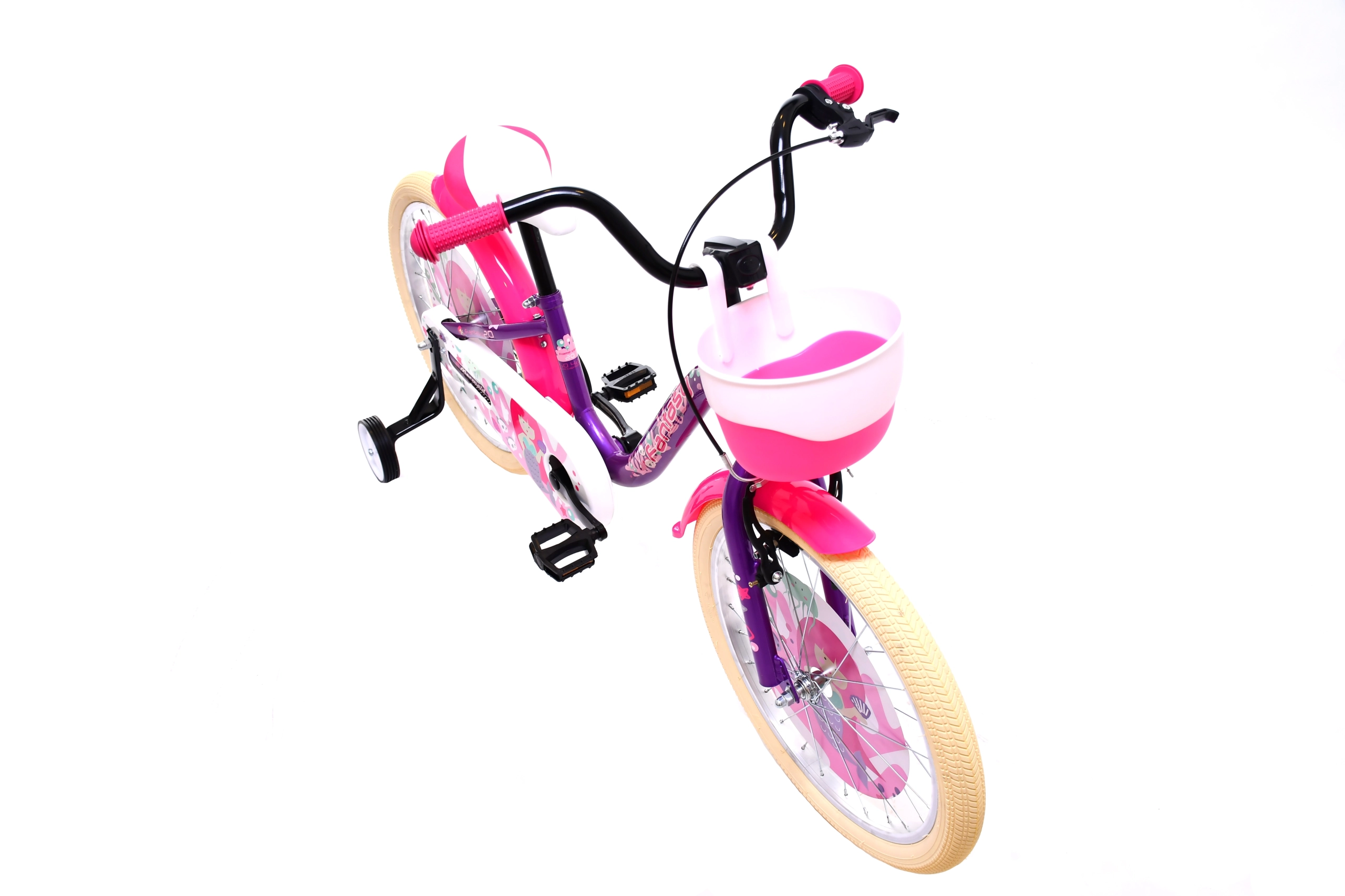 BMX 20"HT FANTASY purple-white