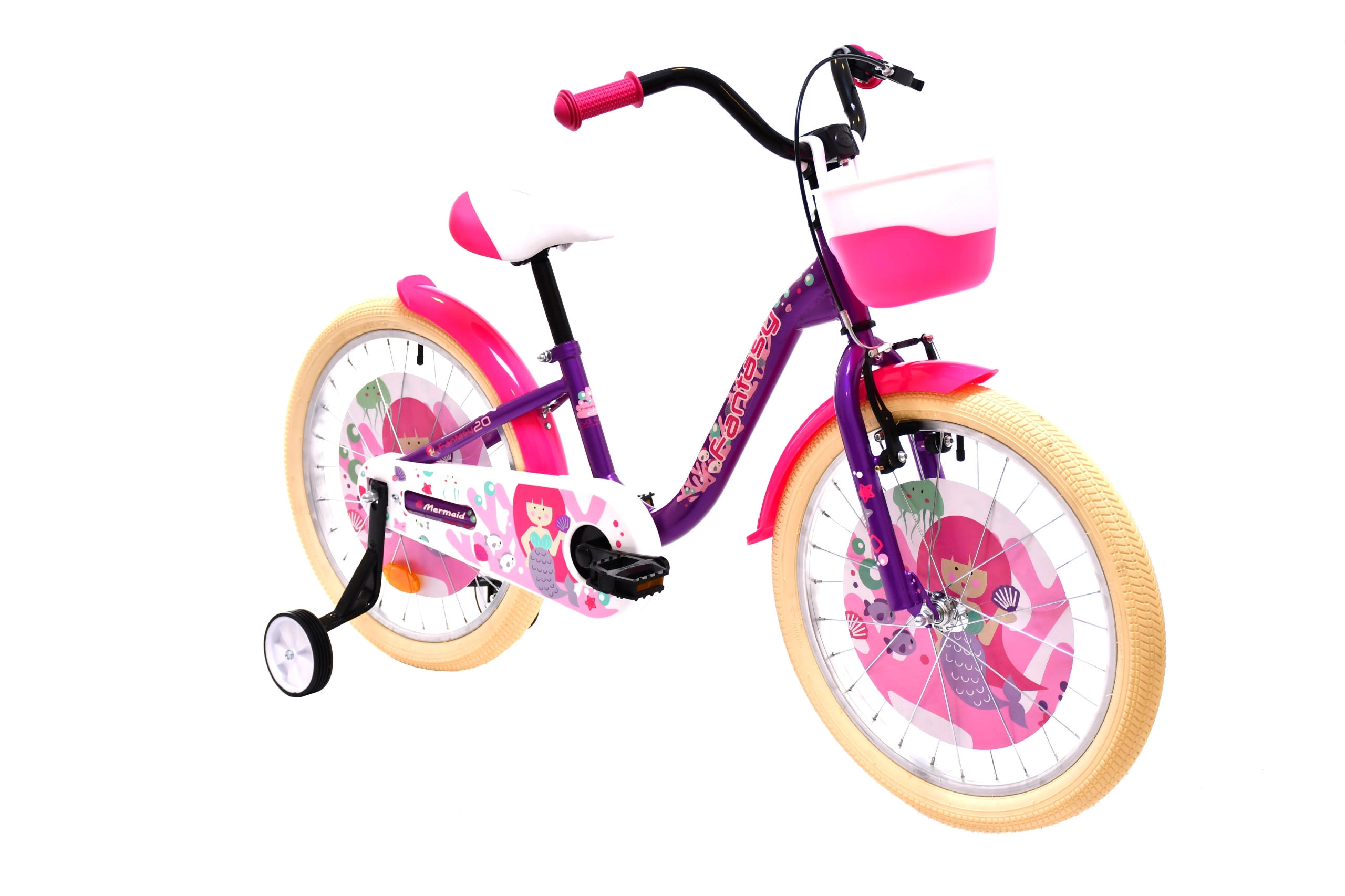 BMX 20"HT FANTASY purple-white