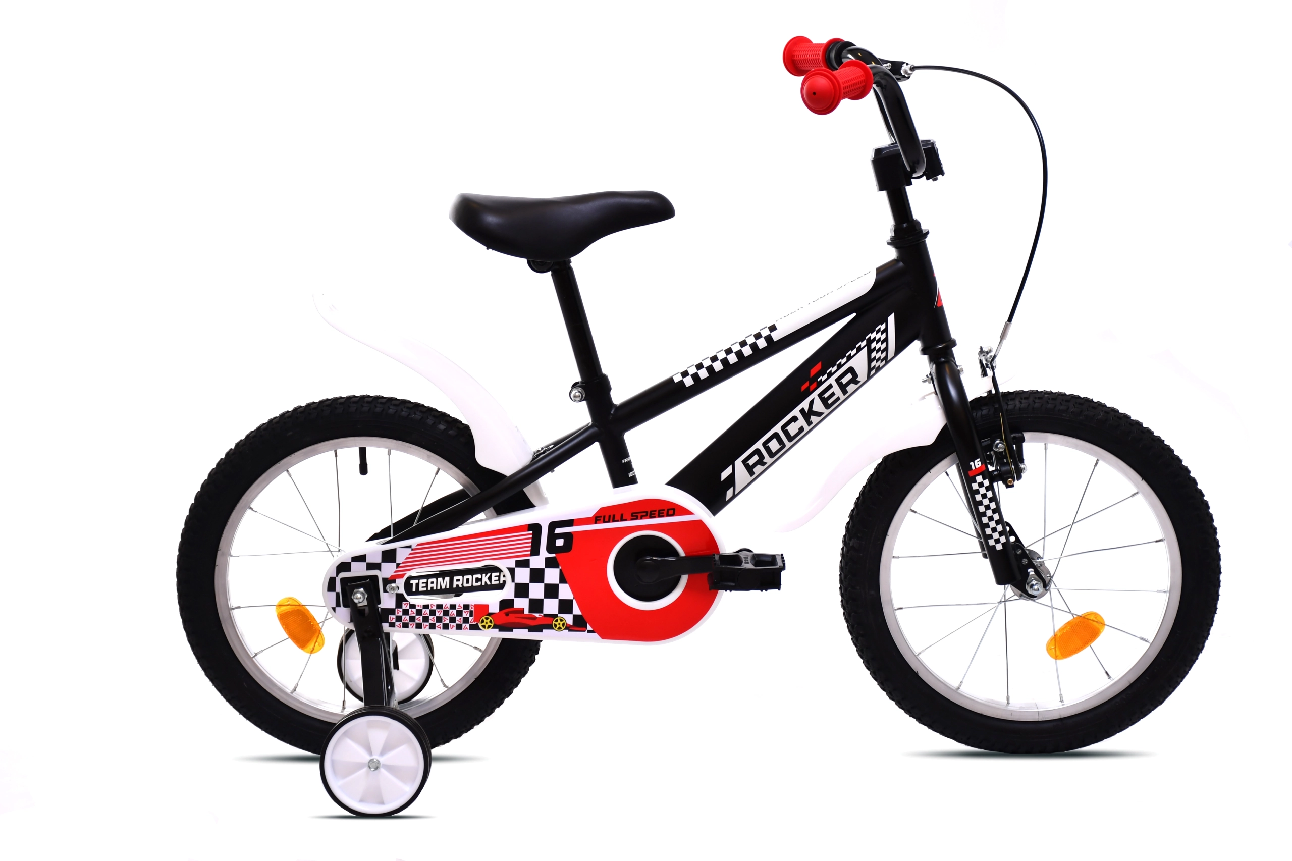 BMX 16"HT ROCKER black-white