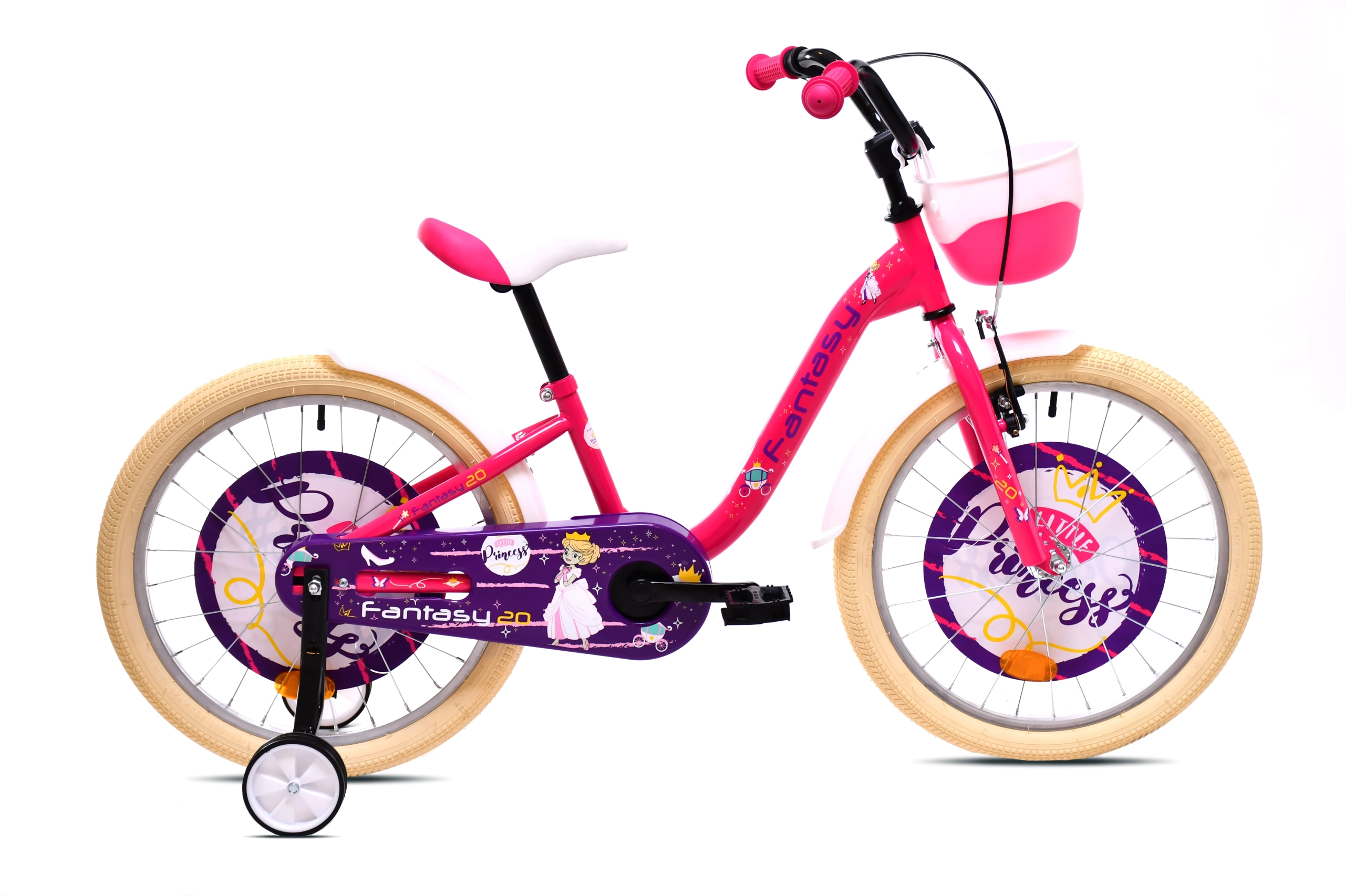 BMX 20"HT FANTASY pink-white