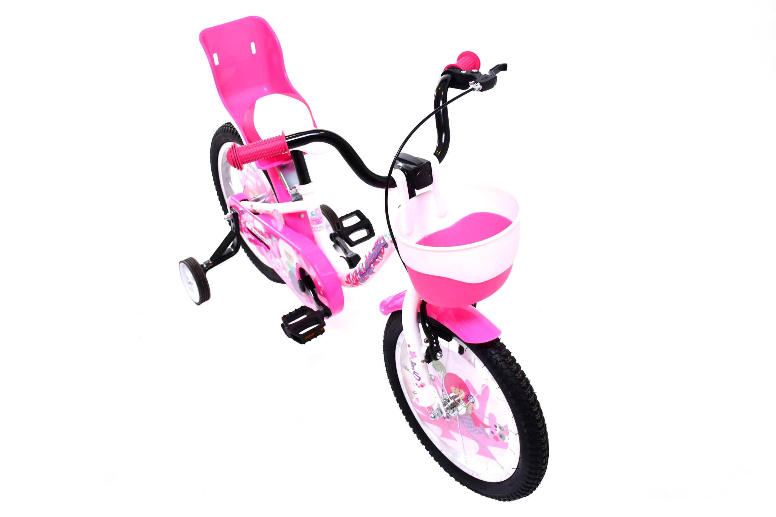 BMX 16"HT FANTASY white-pink