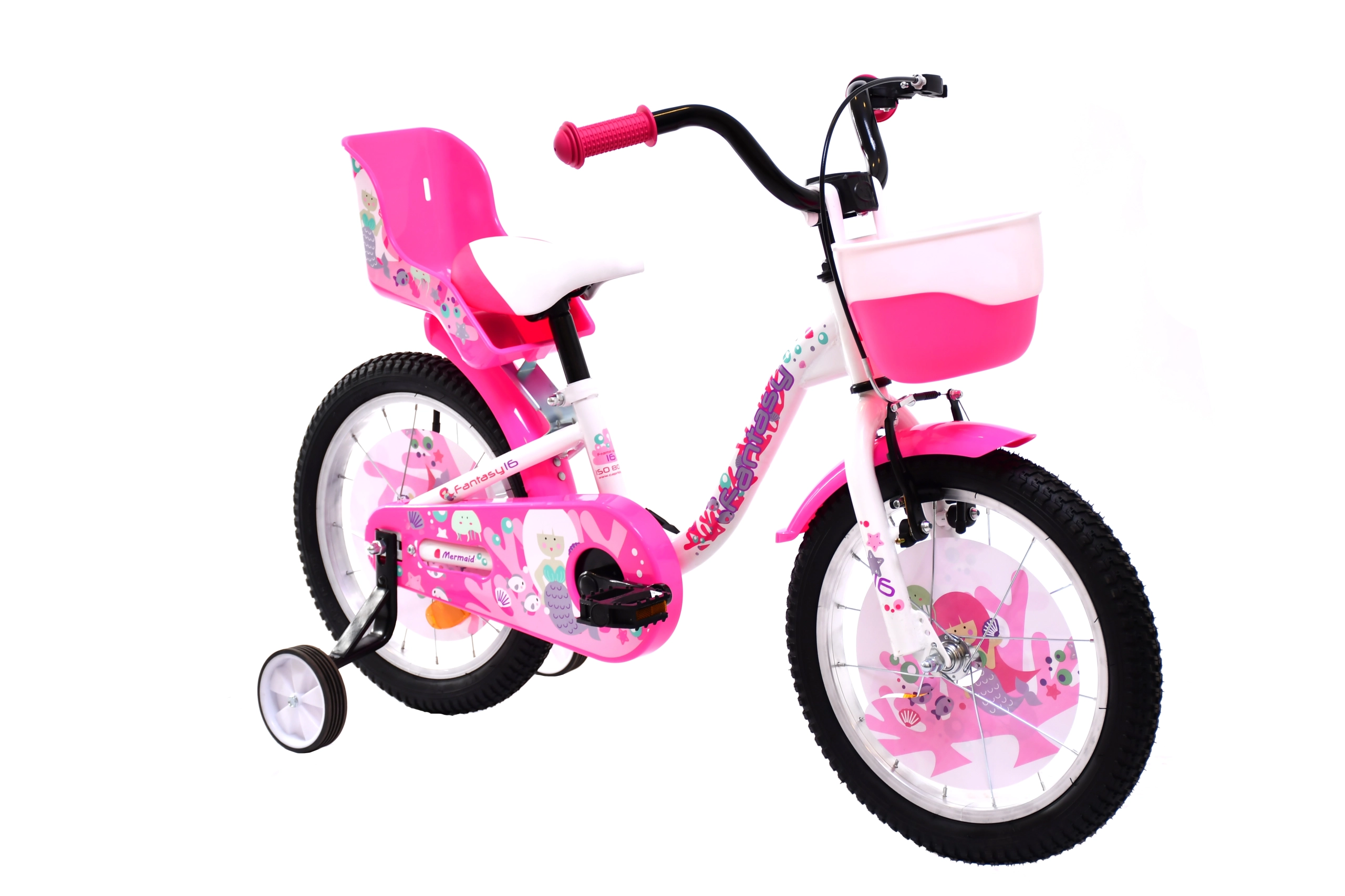BMX 16"HT FANTASY white-pink