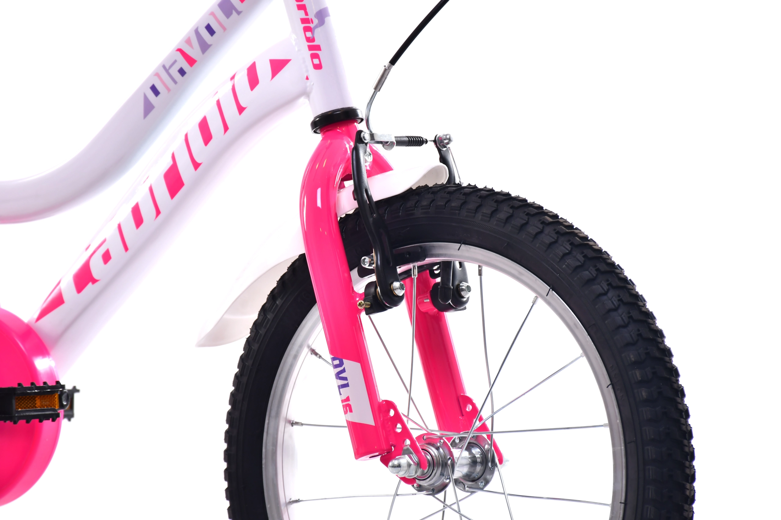 DIAVOLO KID 16"HT white pink