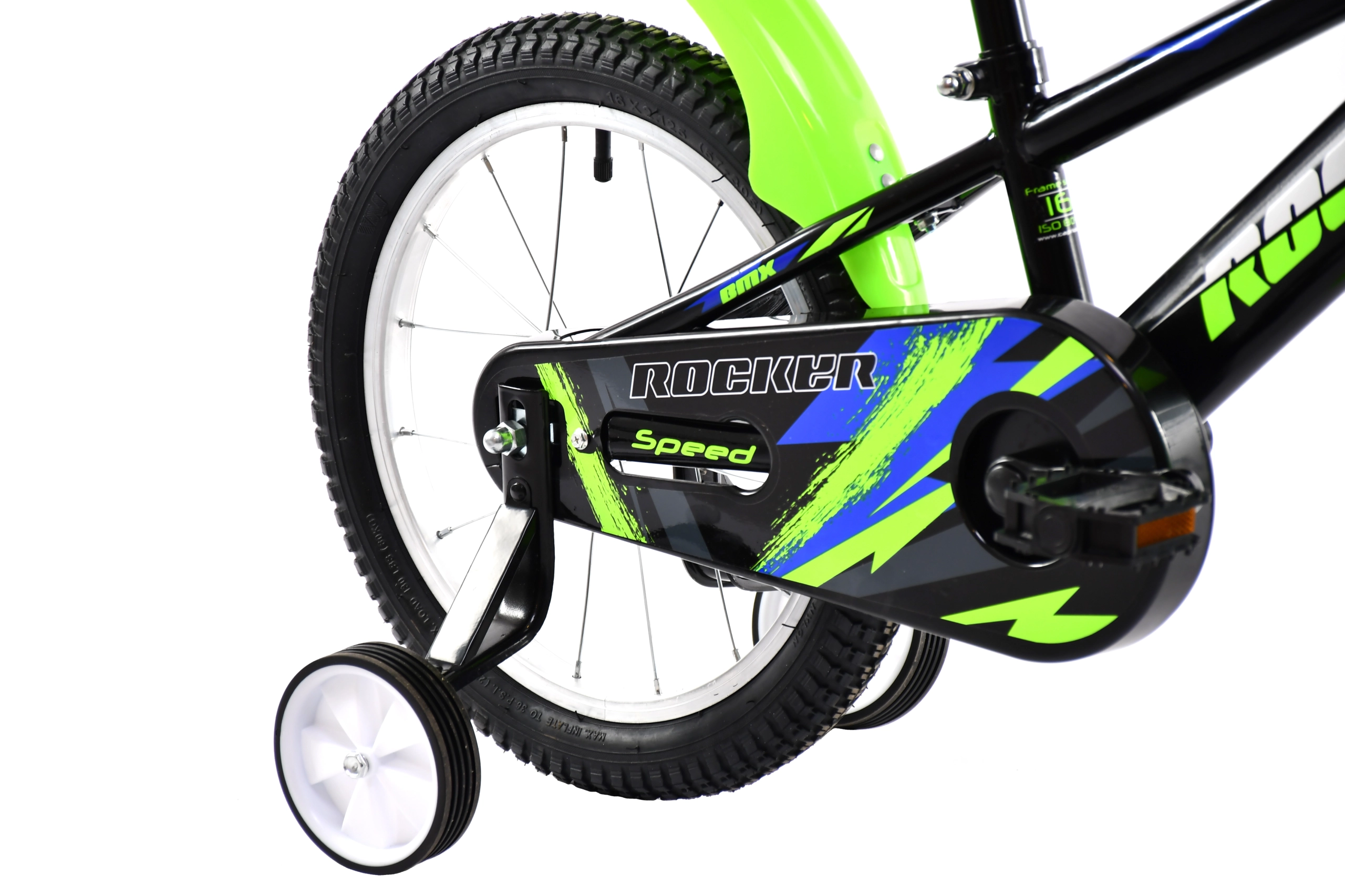 BMX 16"HT ROCKER black-green