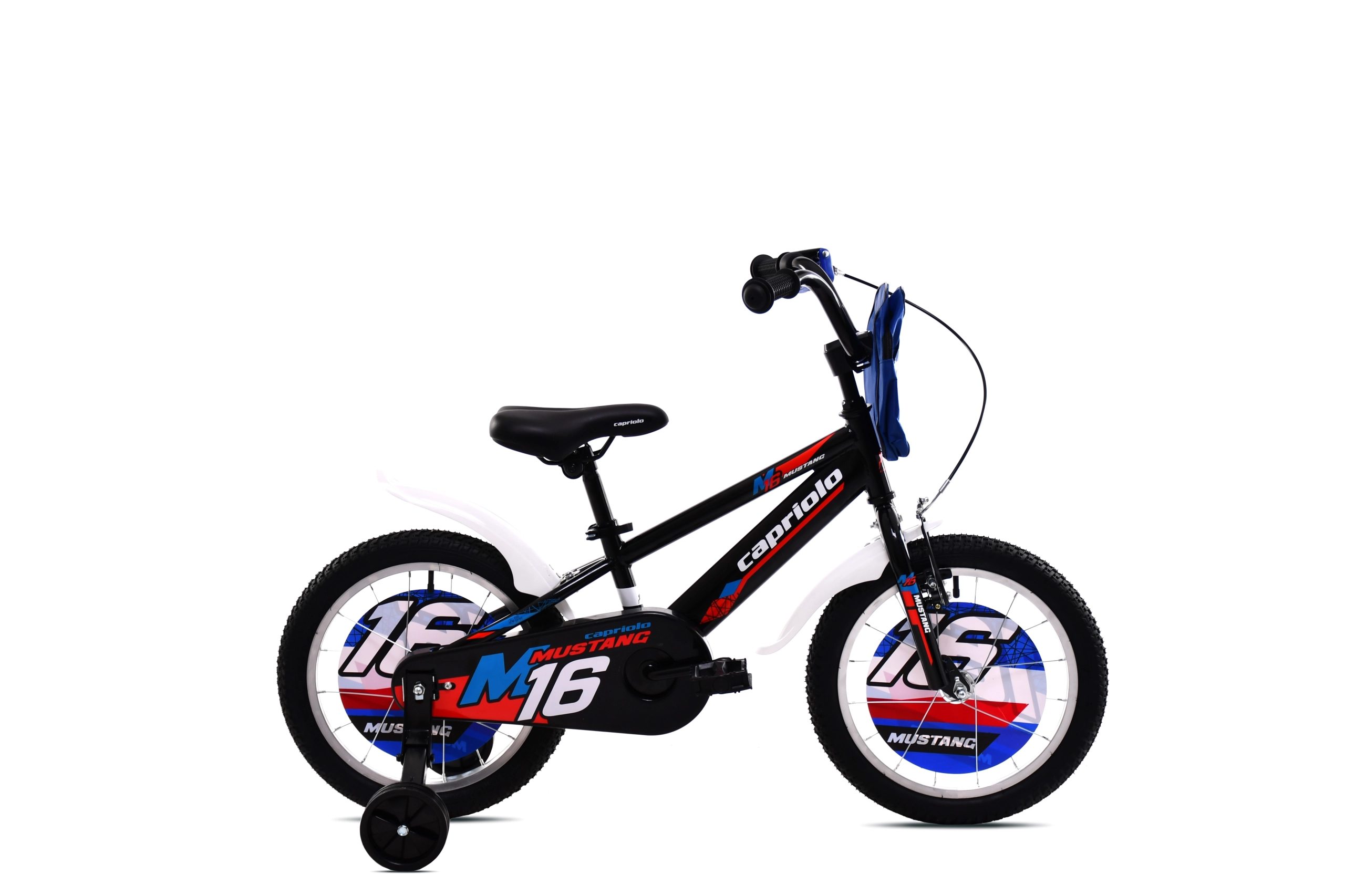 BMX 16"HT MUSTANG black-red