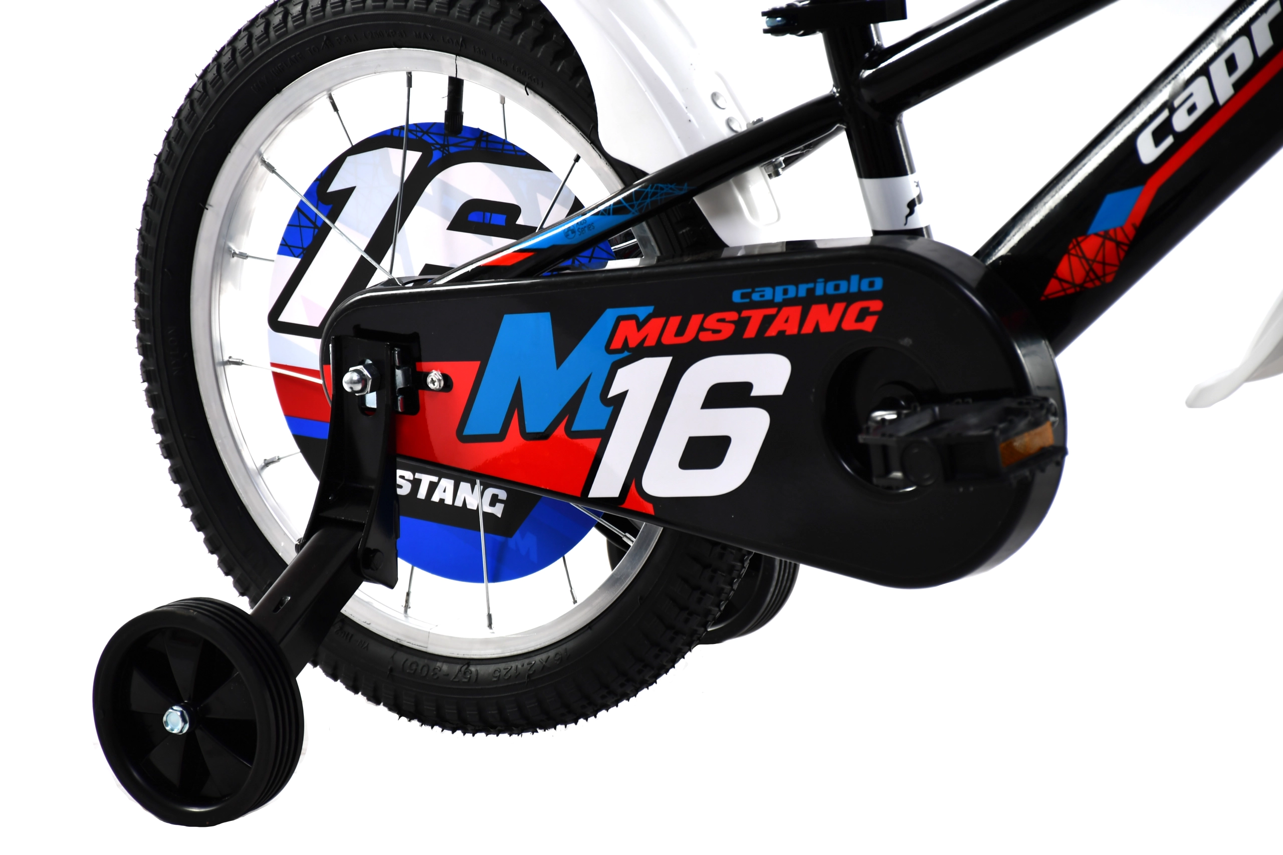 BMX 16"HT MUSTANG black-red