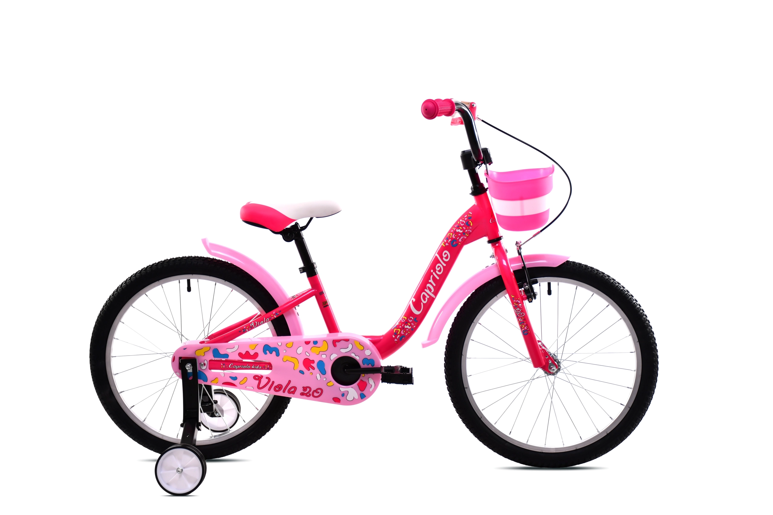BMX 20"HT VIOLA pink-belo