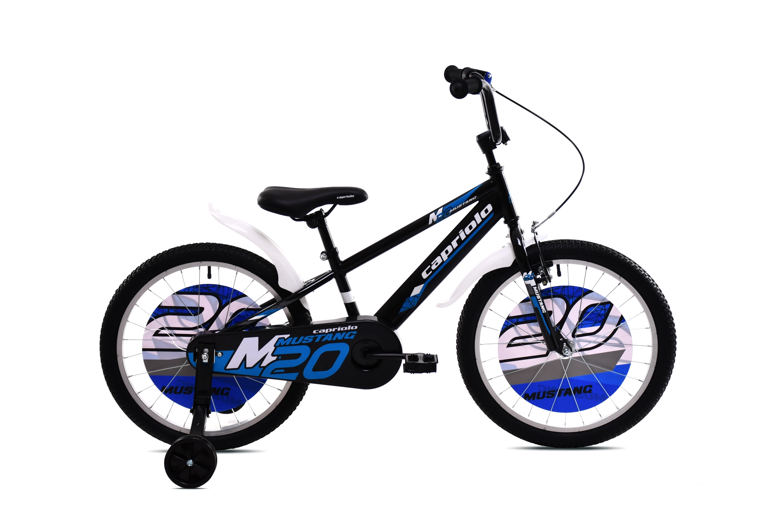 BMX 20"HT MUSTANG black-blue