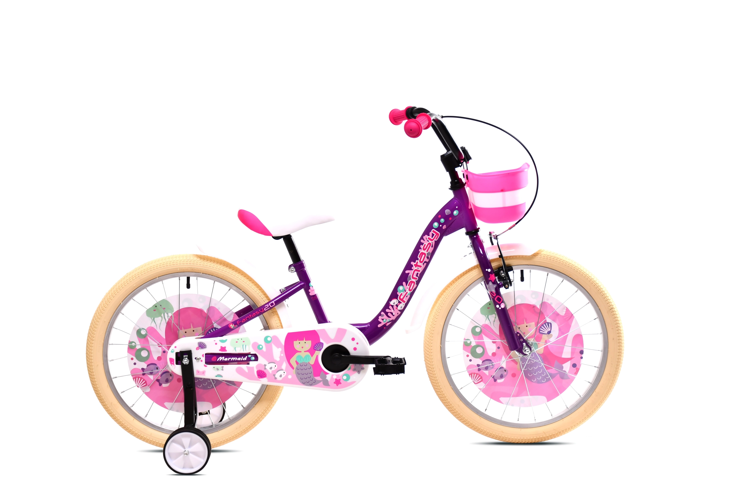 BMX 20"HT FANTASY purple-pink
