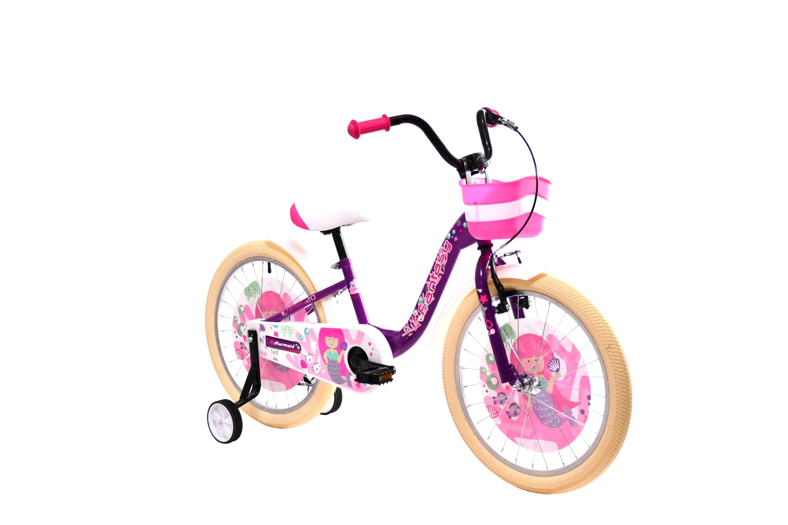 BMX 20"HT FANTASY purple-pink