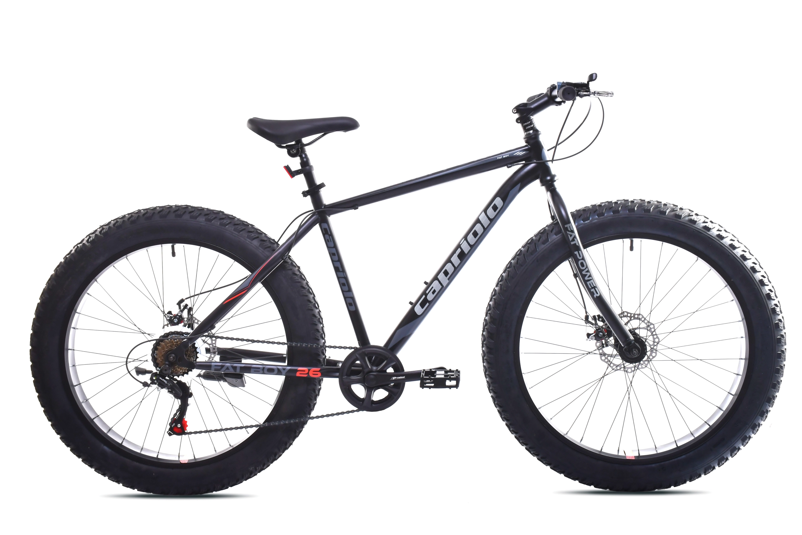 BICIKL CAPRIOLO FAT BOY 26"/7HT crno crveno 19"