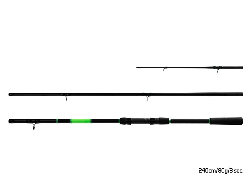 ŠTAP DELPHIN WASABI FEEDER NXT 240CM 80G 3PC + 3TIPS