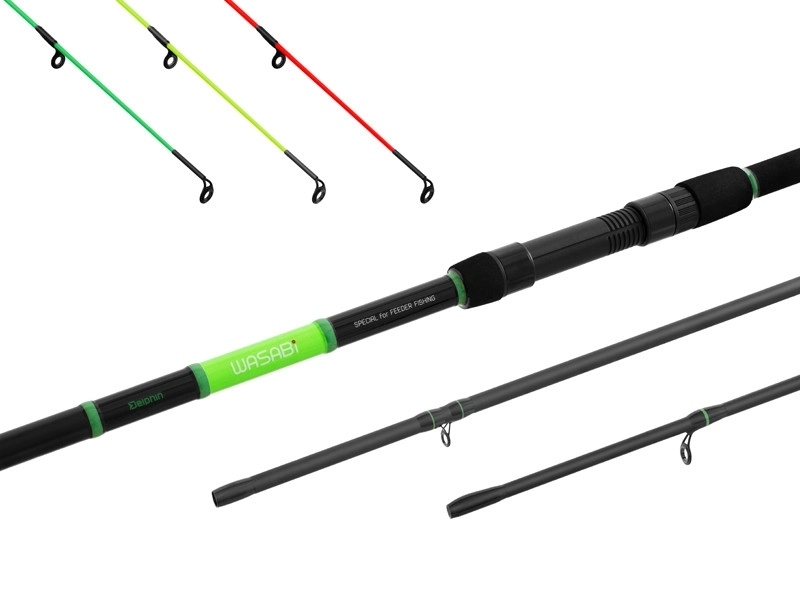 ŠTAP DELPHIN WASABI FEEDER NXT 240CM 80G 3PC + 3TIPS