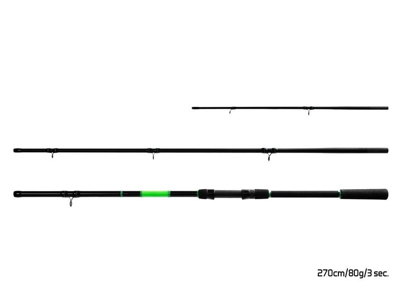 ŠTAP DELPHIN WASABI FEEDER NXT 270CM 80G 3PC + 3TIPS