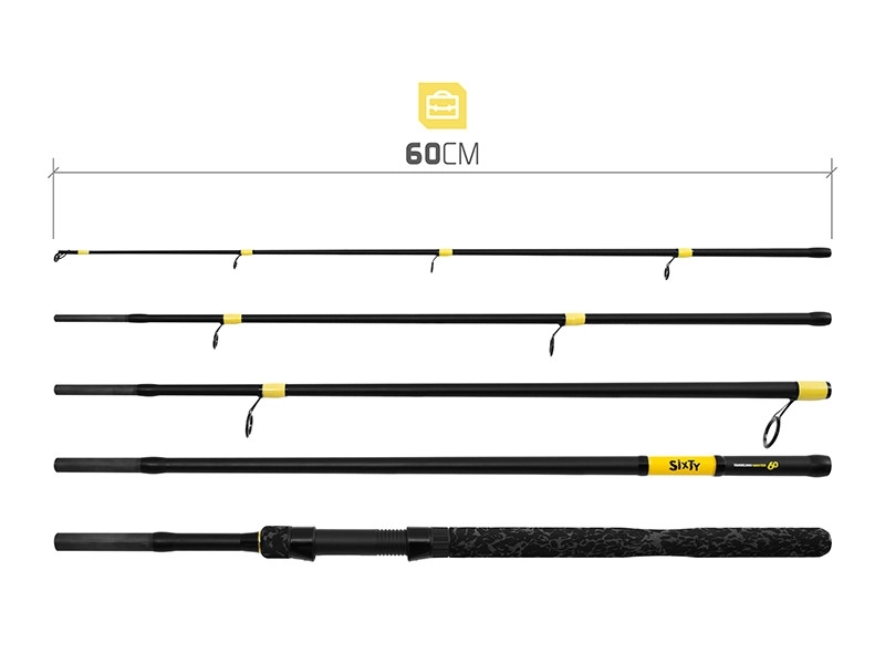 ŠTAP DELPHIN SIXTY 280CM 100G 5PC TRAVEL