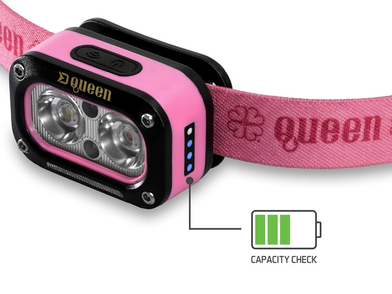 LAMPA ZA GLAVU DELPHIN QUEEN 3W 115LM 1200mAh USB-C